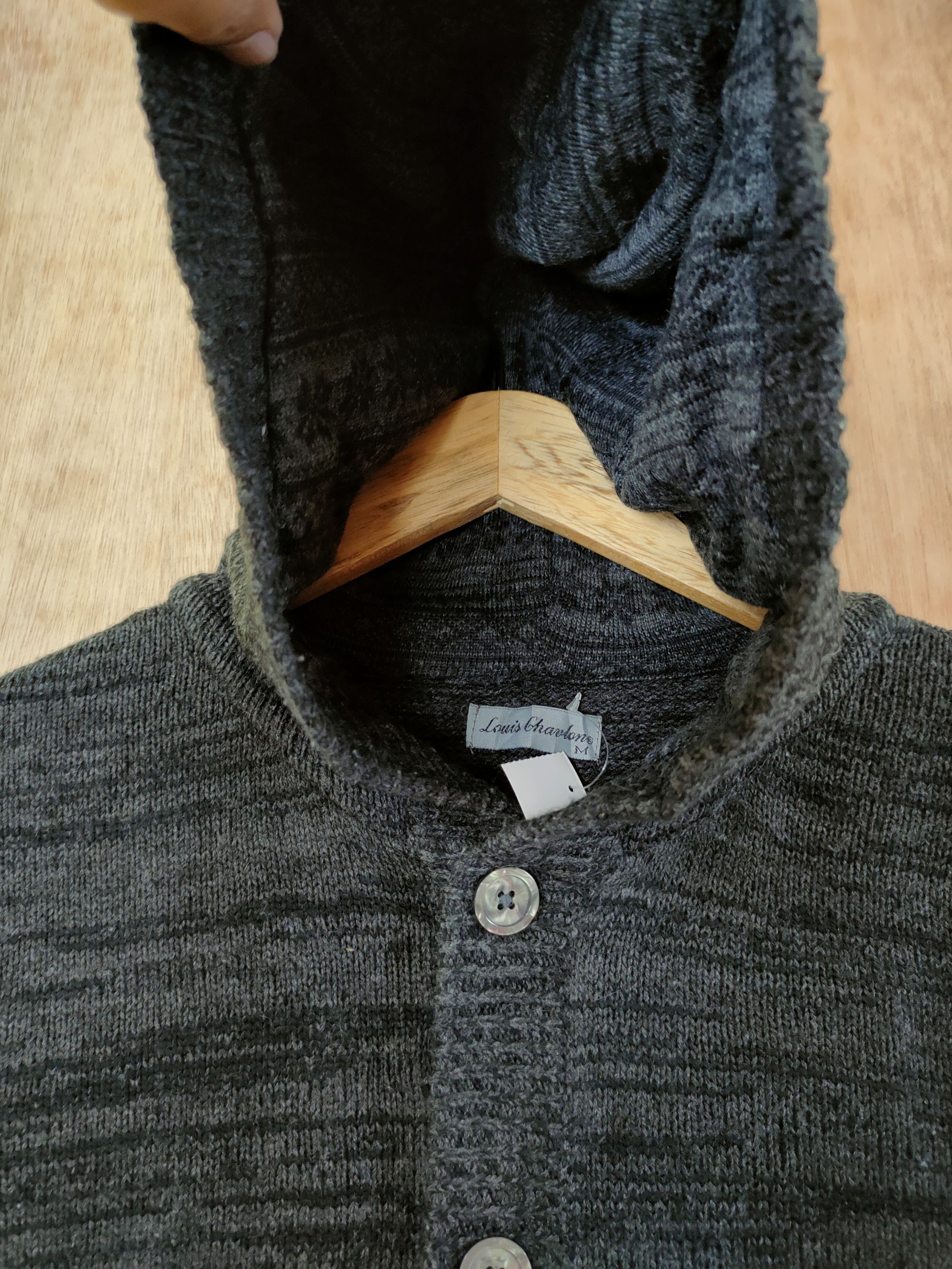 Vintage DL Louis Chavlon cardigan hoodie knitwear streetwear #46-427 Size US M / EU 48-50 / 2 - 5 Thumbnail