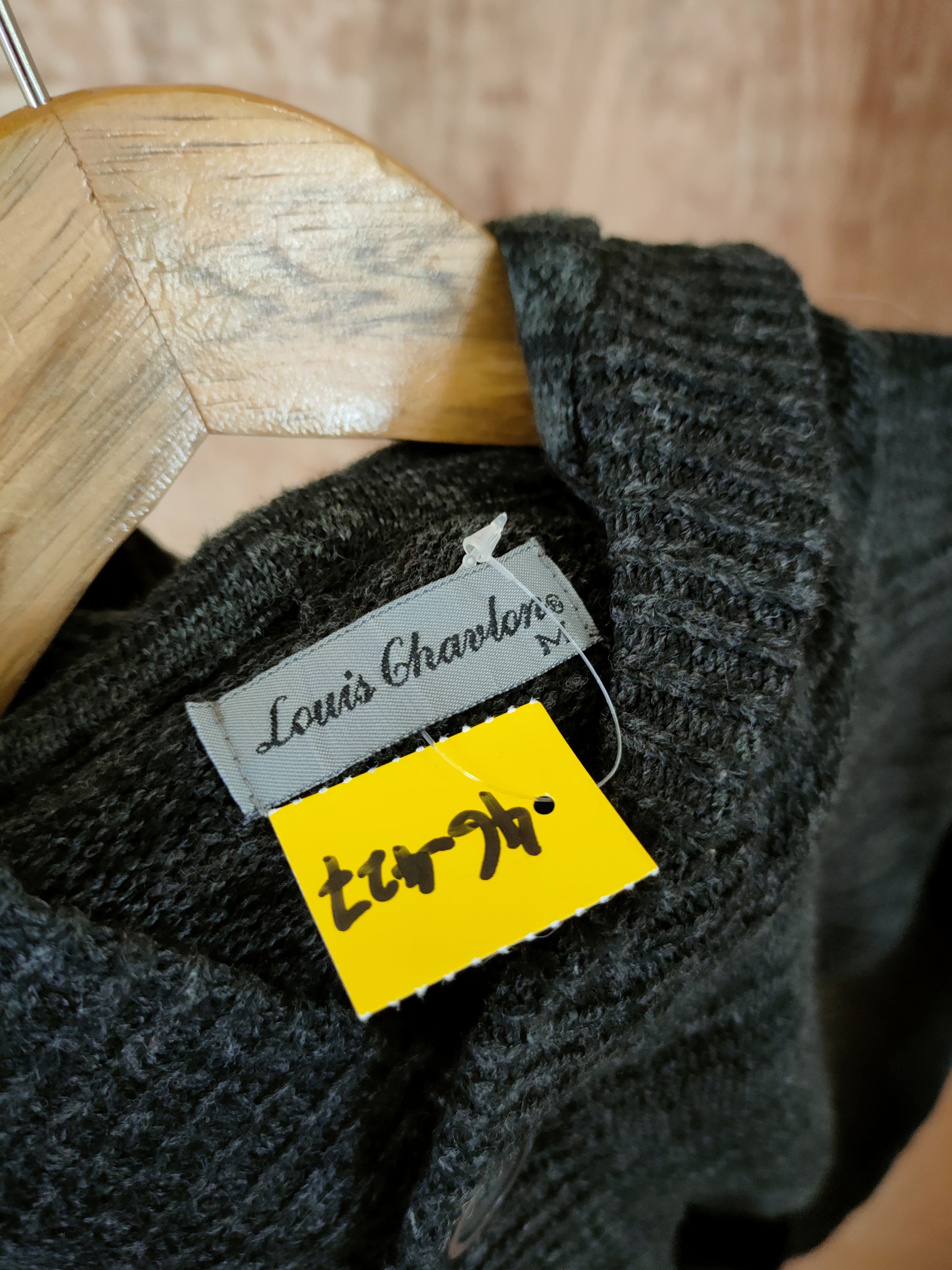 Vintage DL Louis Chavlon cardigan hoodie knitwear streetwear #46-427 Size US M / EU 48-50 / 2 - 10 Thumbnail