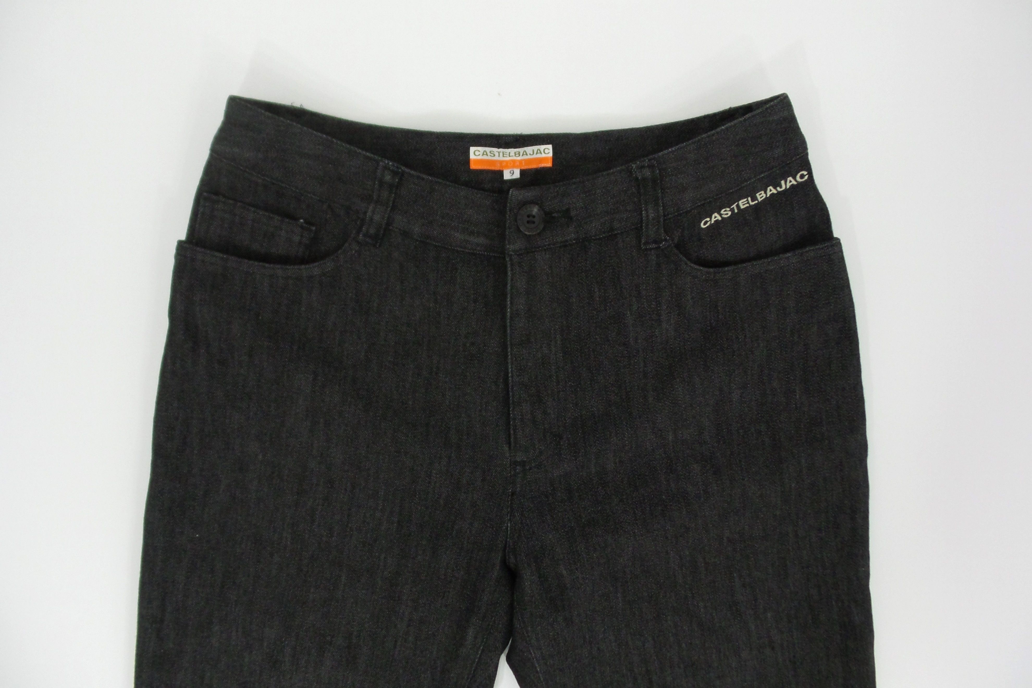 Designer × Jean Charles De Castelbajac Jean Charles De Castelbajac Black Flare Jeans W27xL37 Size US 27 - 2 Thumbnail