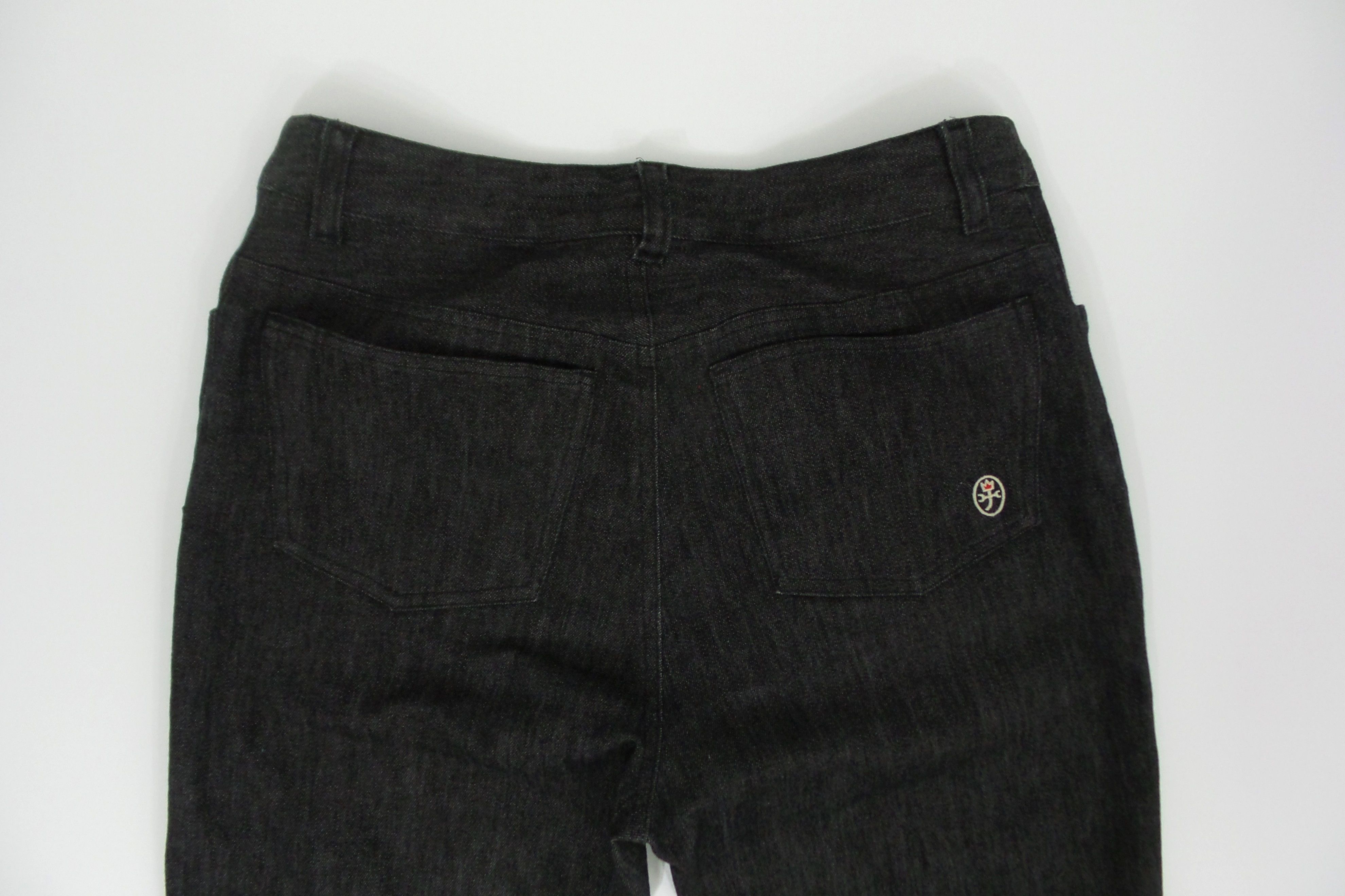 Designer × Jean Charles De Castelbajac Jean Charles De Castelbajac Black Flare Jeans W27xL37 Size US 27 - 8 Thumbnail