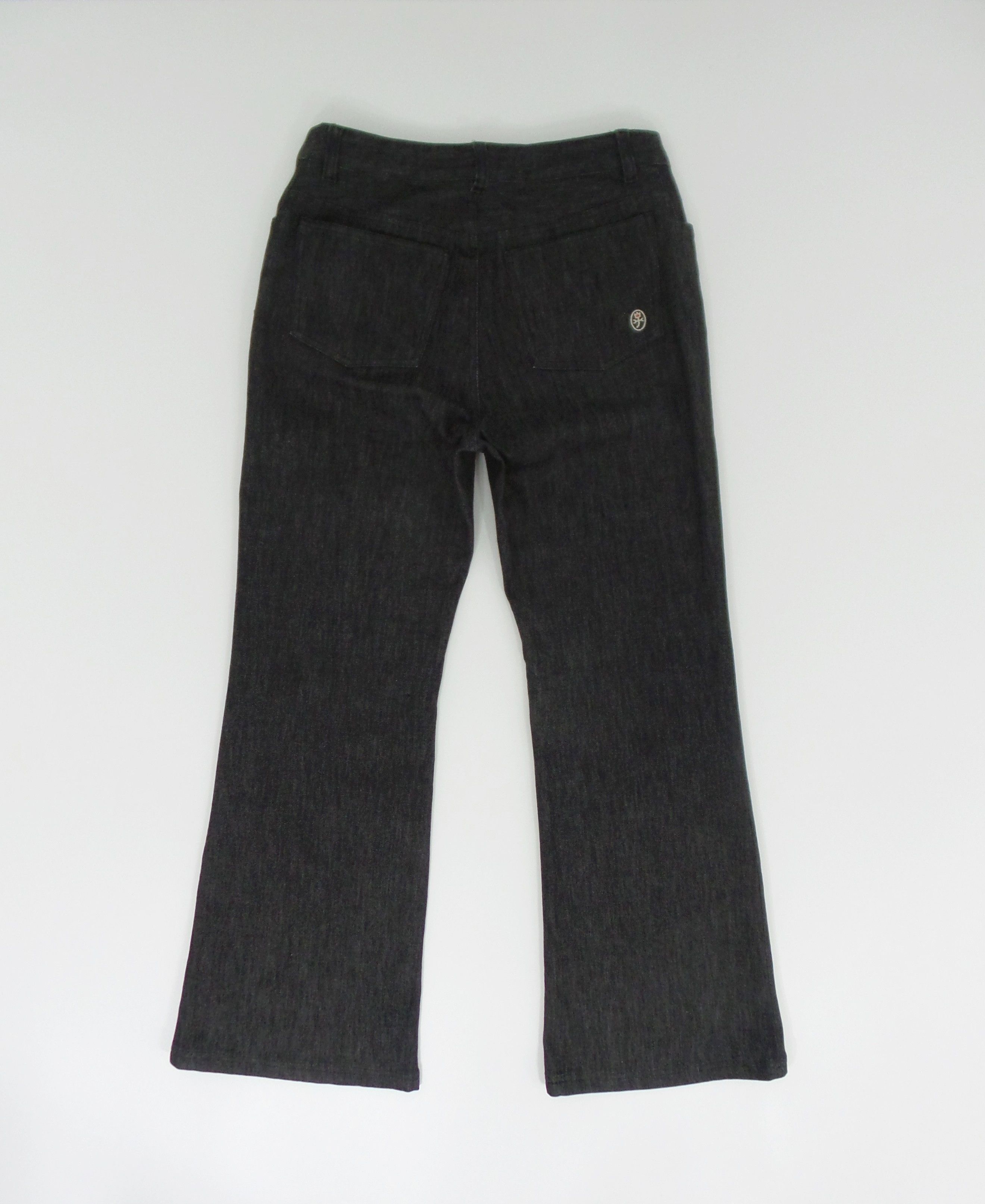 Designer × Jean Charles De Castelbajac Jean Charles De Castelbajac Black Flare Jeans W27xL37 Size US 27 - 7 Thumbnail