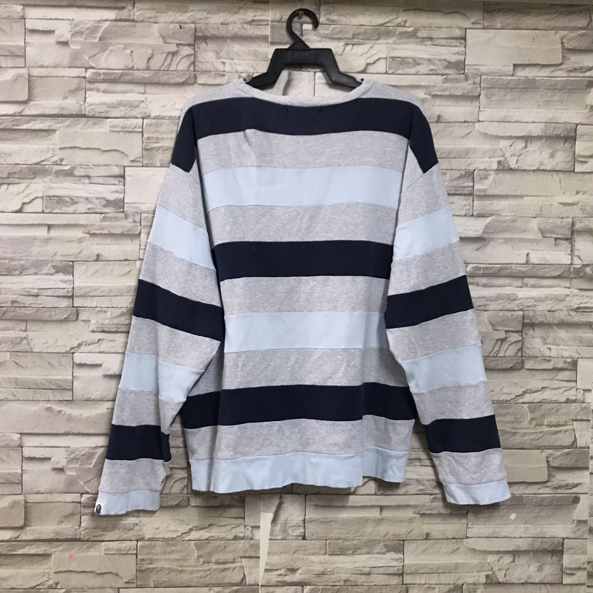 Bape Vintage Ursus Bape Sweatshirt Stripe Distressed Size US L / EU 52-54 / 3 - 6 Thumbnail