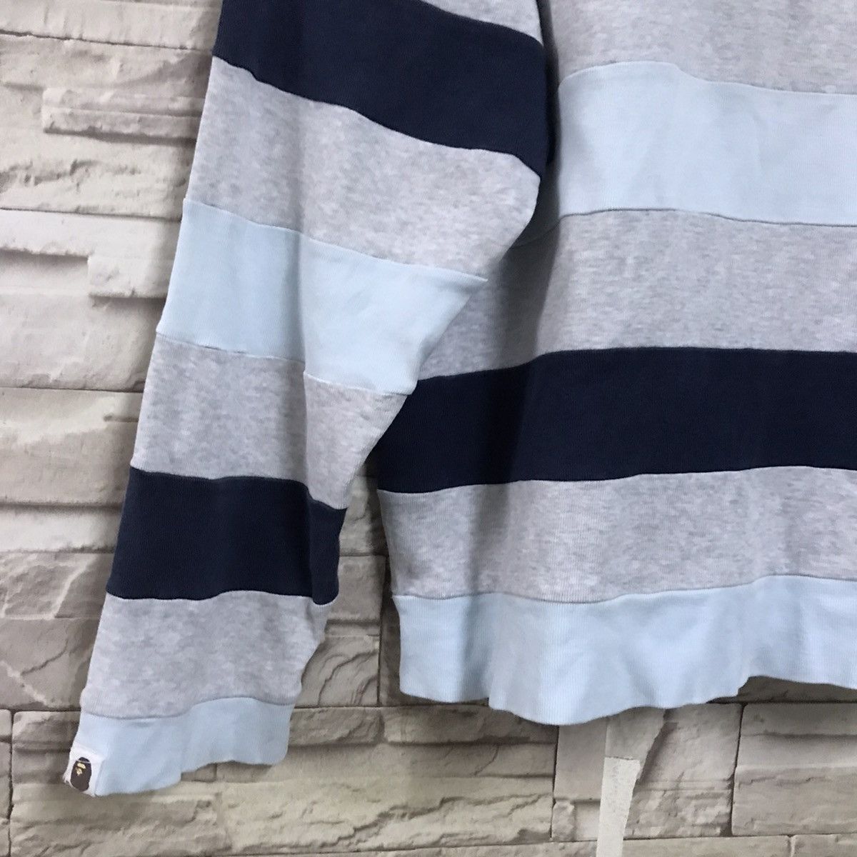 Bape Vintage Ursus Bape Sweatshirt Stripe Distressed Size US L / EU 52-54 / 3 - 7 Thumbnail