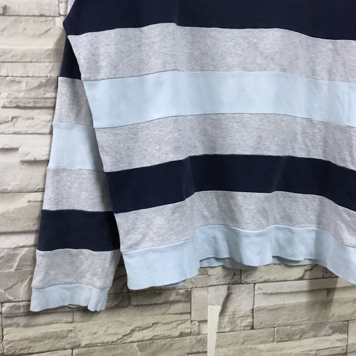 Bape Vintage Ursus Bape Sweatshirt Stripe Distressed Size US L / EU 52-54 / 3 - 3 Thumbnail