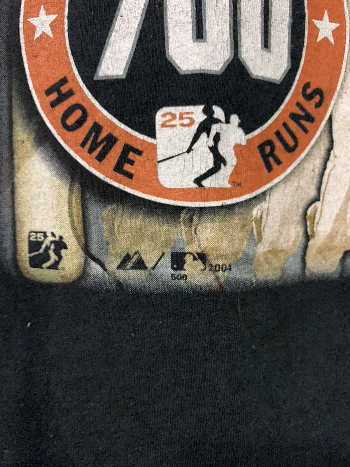 MLB Vintage 2004 MLB Giants Barry Bonds T shirt Size US XL / EU 56 / 4 - 4 Thumbnail