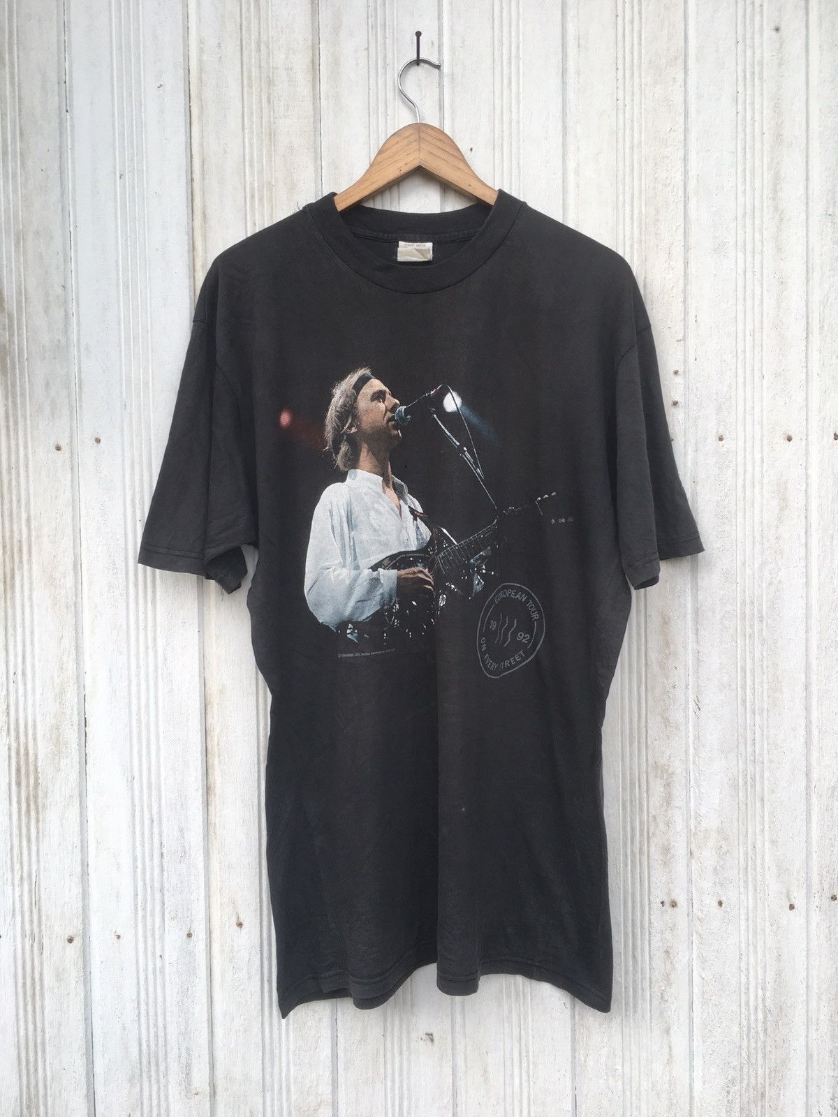 Band Tees Vintage 90s Dire Straits Sultans Of Swing On The Street Tour Size US L / EU 52-54 / 3 - 1 Thumbnail