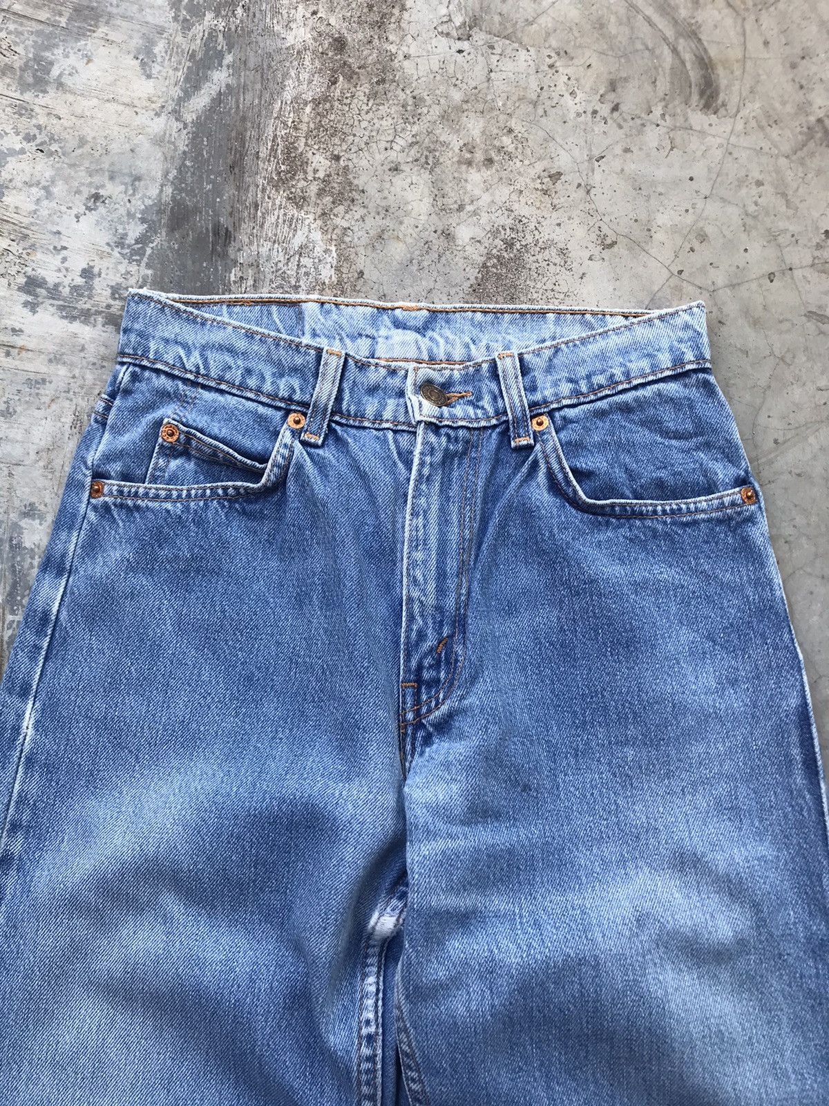 Levi's LIGHT BLUE WASH VTG LEVIS 657 ORANGE TABS DENIM JEANS W26 Size US 26 / EU 42 - 4 Thumbnail