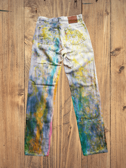 Levi's 510-02 custom tye dye