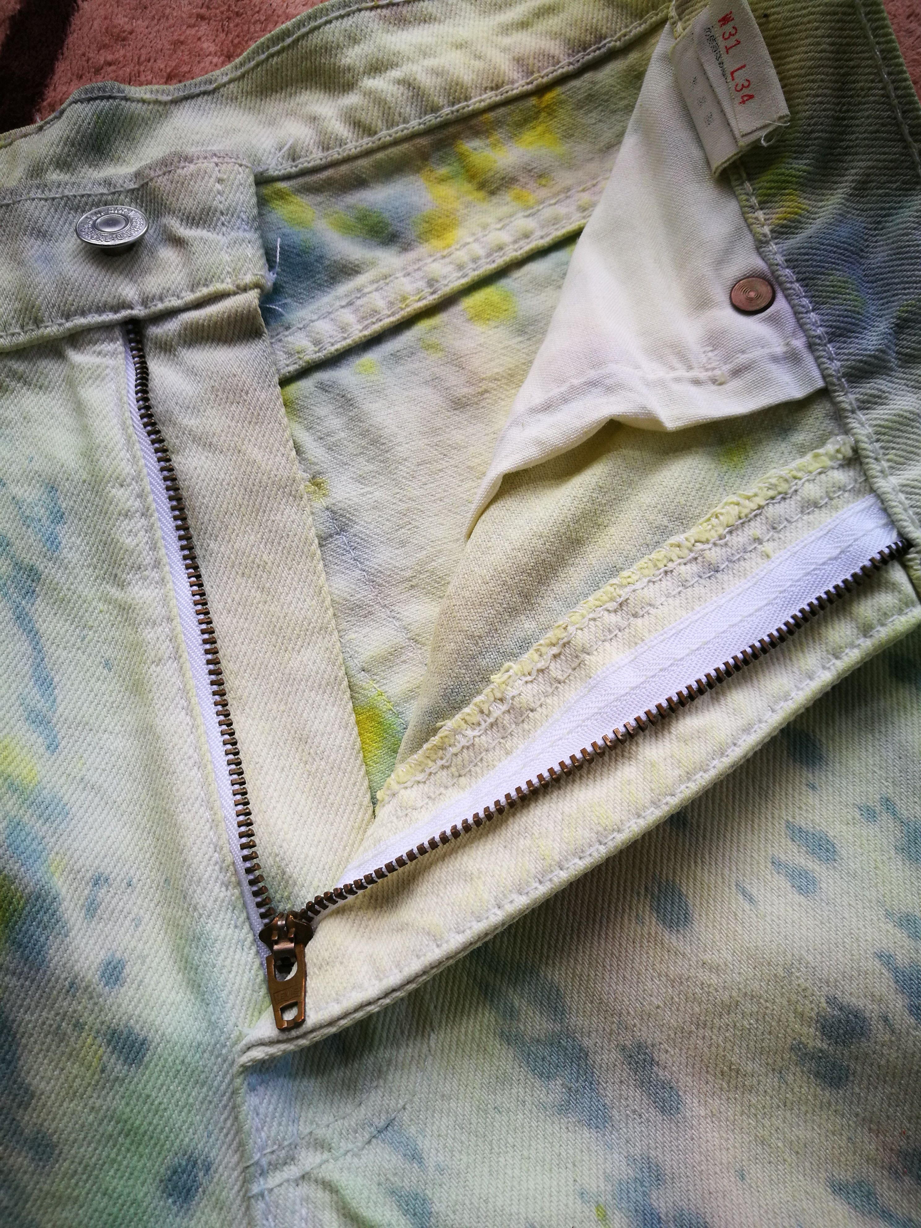 Levi's 510-02 custom tye dye
