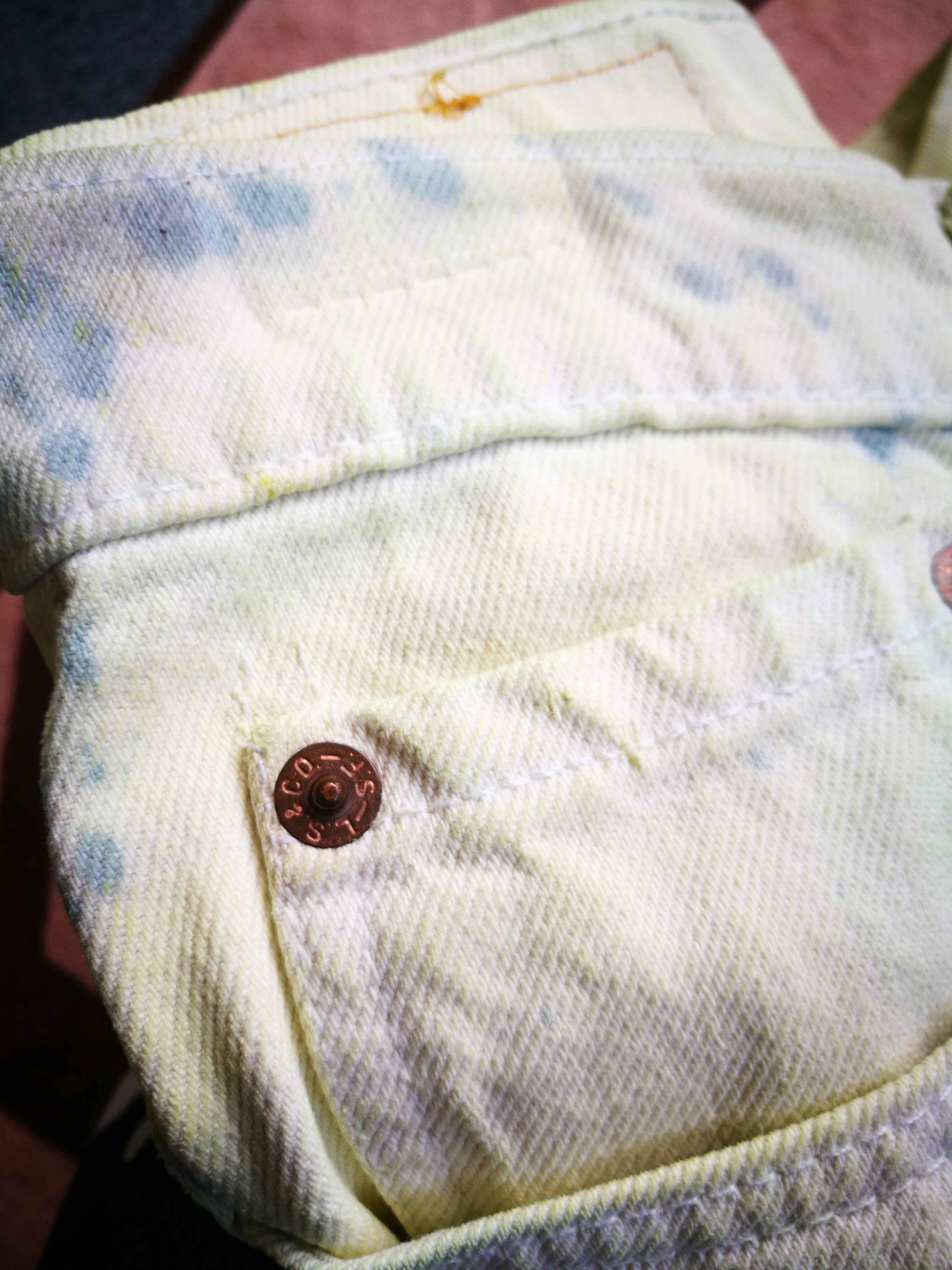 Levi's 510-02 custom tye dye