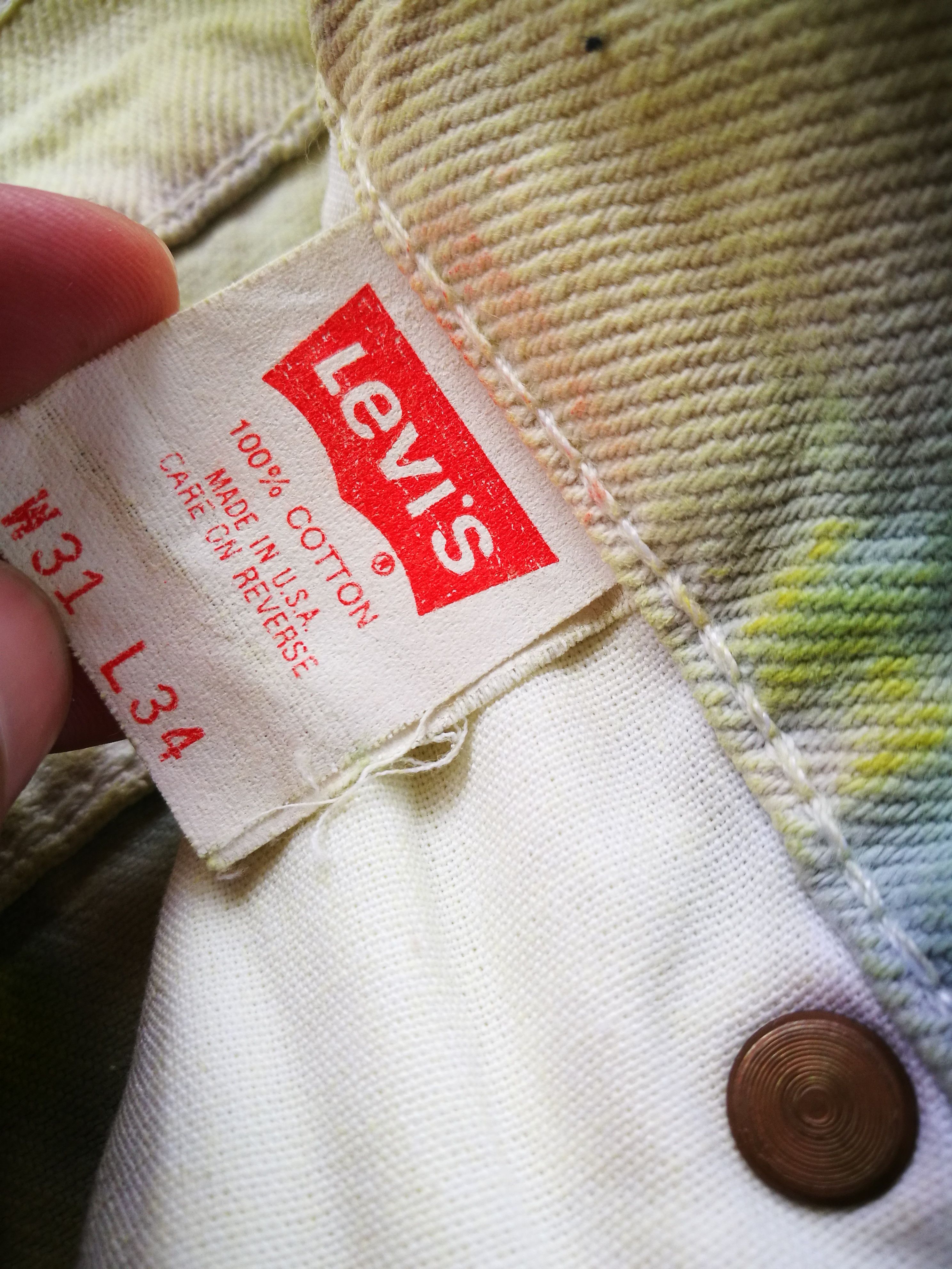 Levi's 510-02 custom tye dye