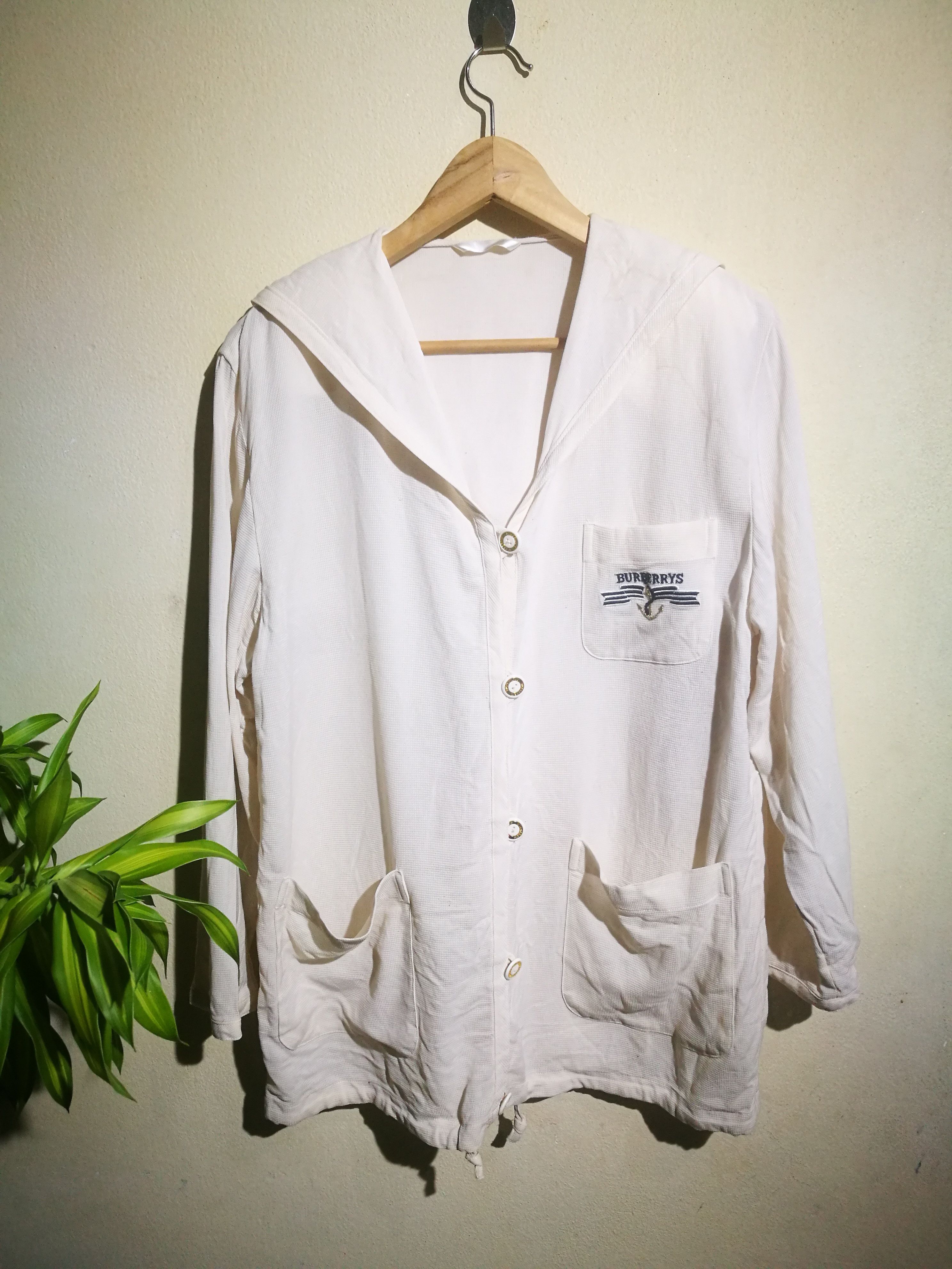 Burberry × Vintage Vintage burberry's Hoodie Wear Size US L / EU 52-54 / 3 - 1 Thumbnail