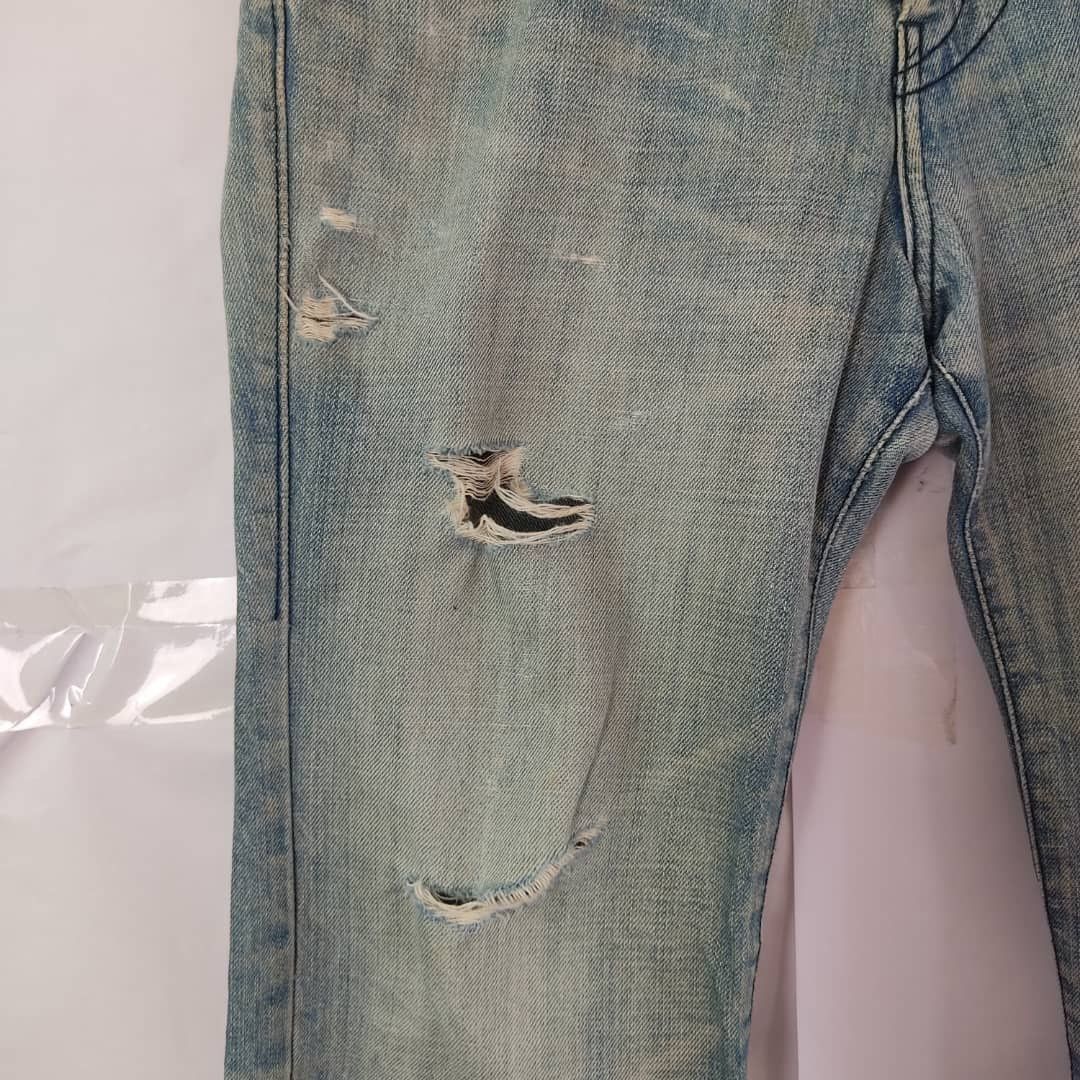 ABAHOUSE Abahouse Distressed Denim Size US 33 - 6 Thumbnail