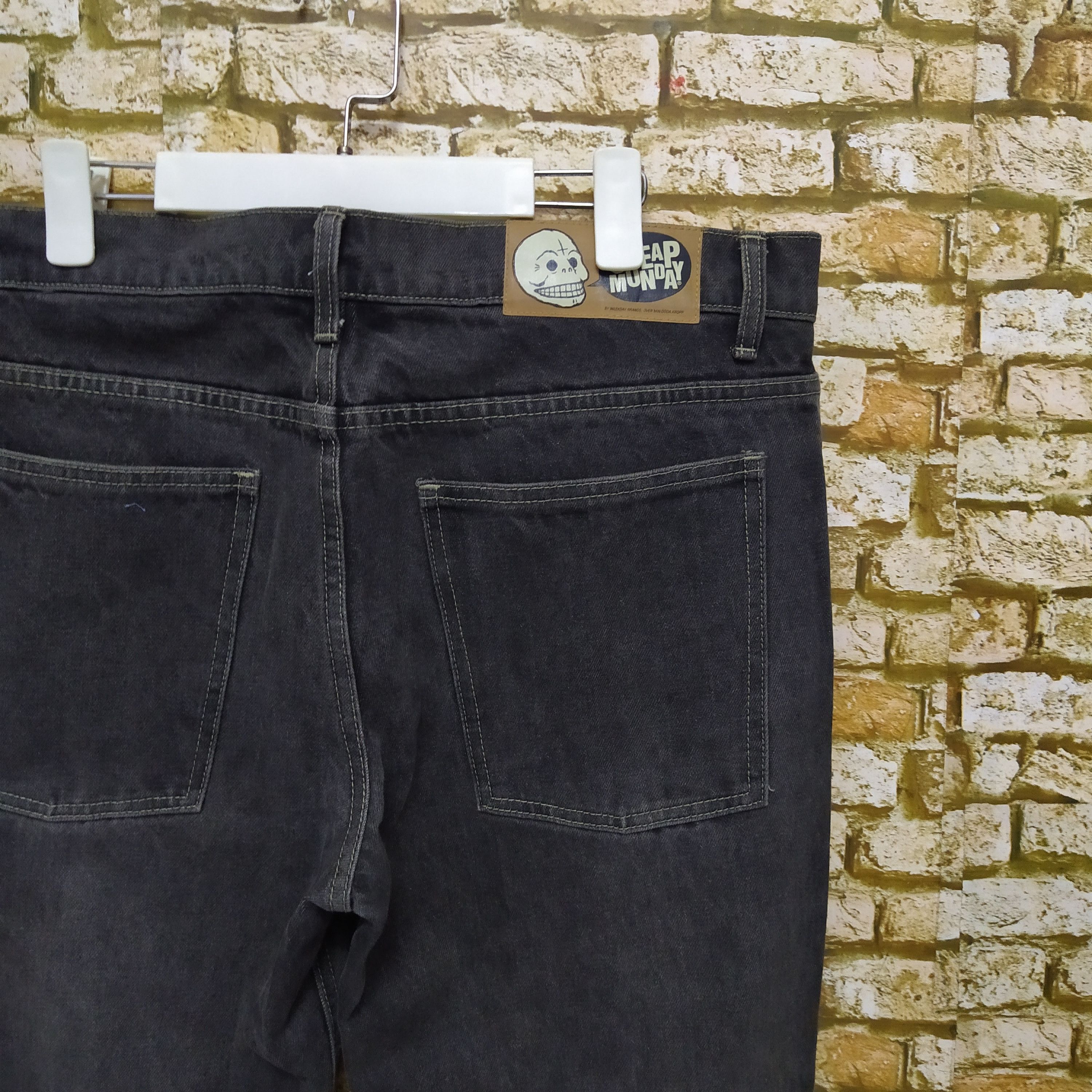 Cheap Monday CHEAP MONDAY DENIM SMOKE BLACK (D162) Size US 37 - 3 Thumbnail