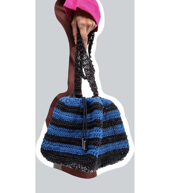 Kiko Kostadinov SS21 Orion Large Crochet Bag | Grailed