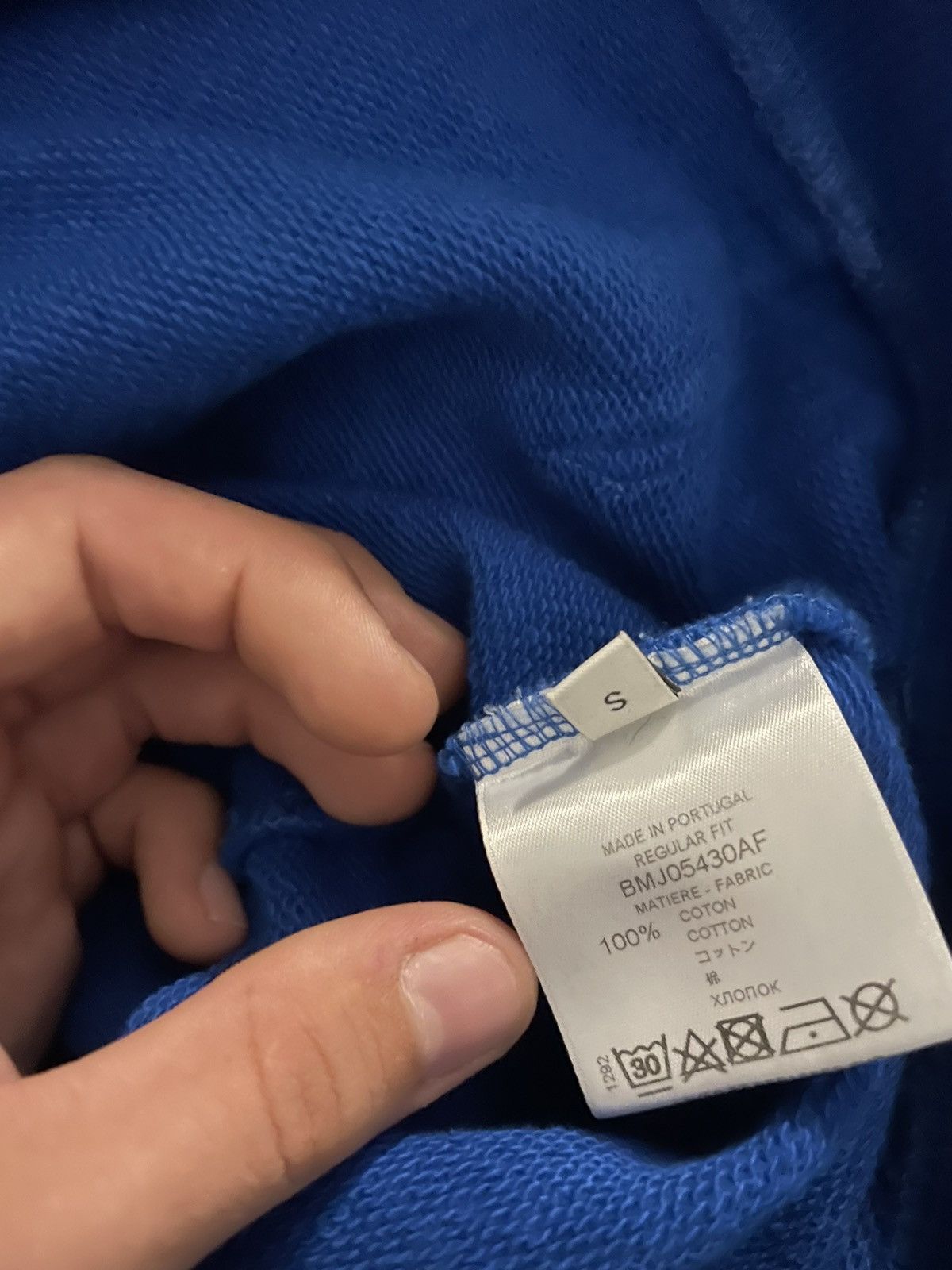 Givenchy Givenchy blue Address hoodie Size US S / EU 44-46 / 1 - 6 Thumbnail