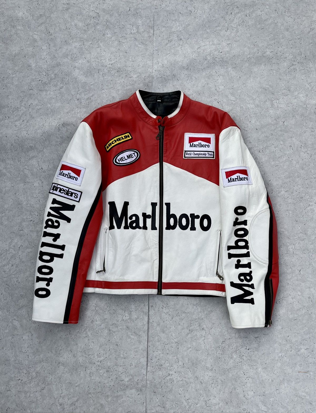 Vintage marlboro hotsell leather jacket