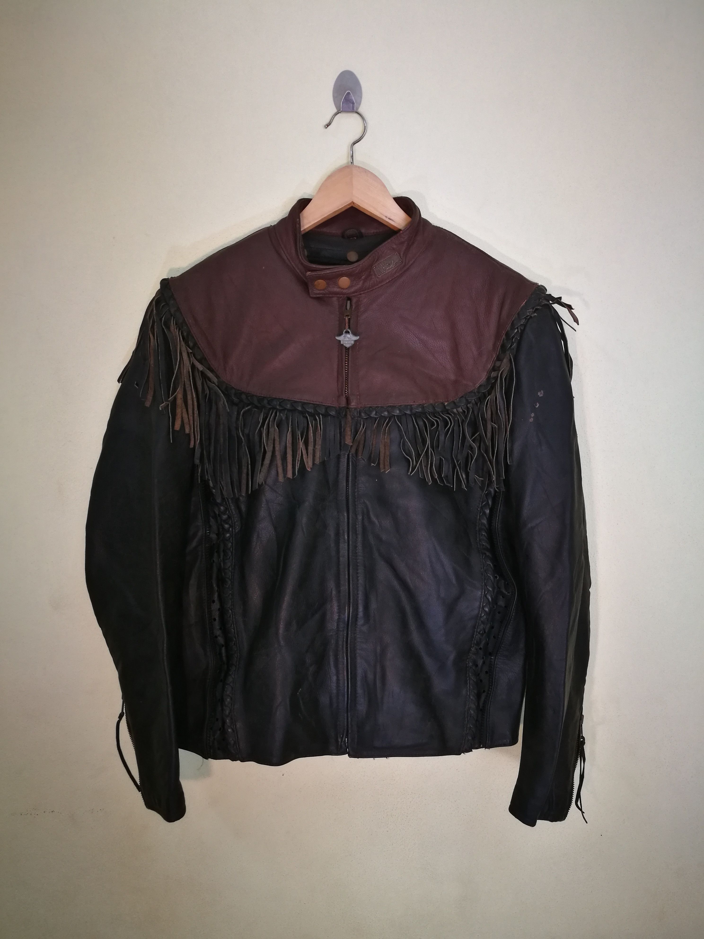 Harley Davidson × Vintage Vintage willie g harley davidson leather jacket Size US XS / EU 42 / 0 - 1 Thumbnail