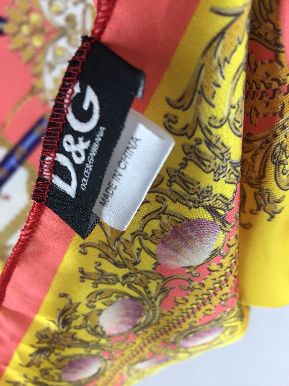 Dolce & Gabbana Final Drop❗️D&G Silk Long Scarves Size ONE SIZE - 5 Thumbnail