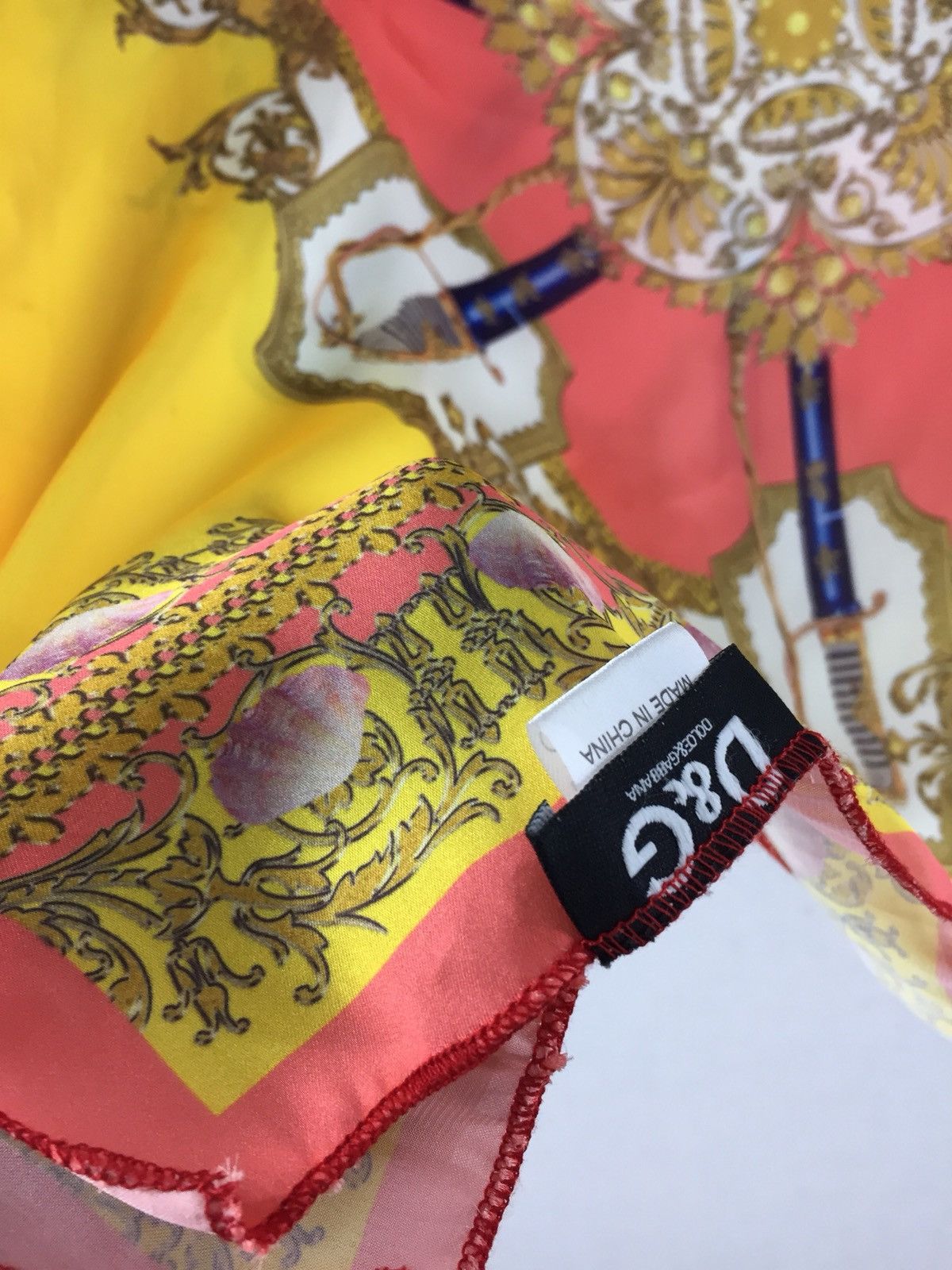 Dolce & Gabbana Final Drop❗️D&G Silk Long Scarves Size ONE SIZE - 2 Thumbnail