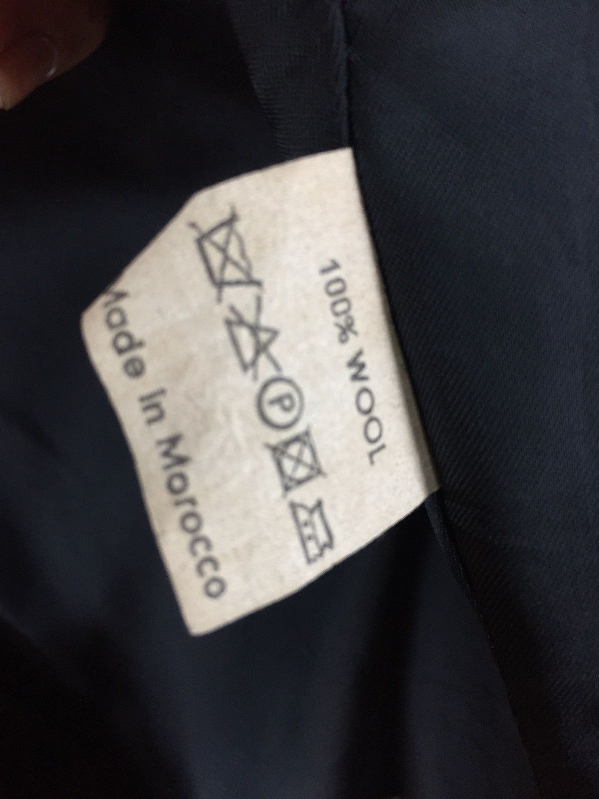 Dries Van Noten Dries Van Noten Navy Blue Wool Coat Size 50S - 9 Thumbnail