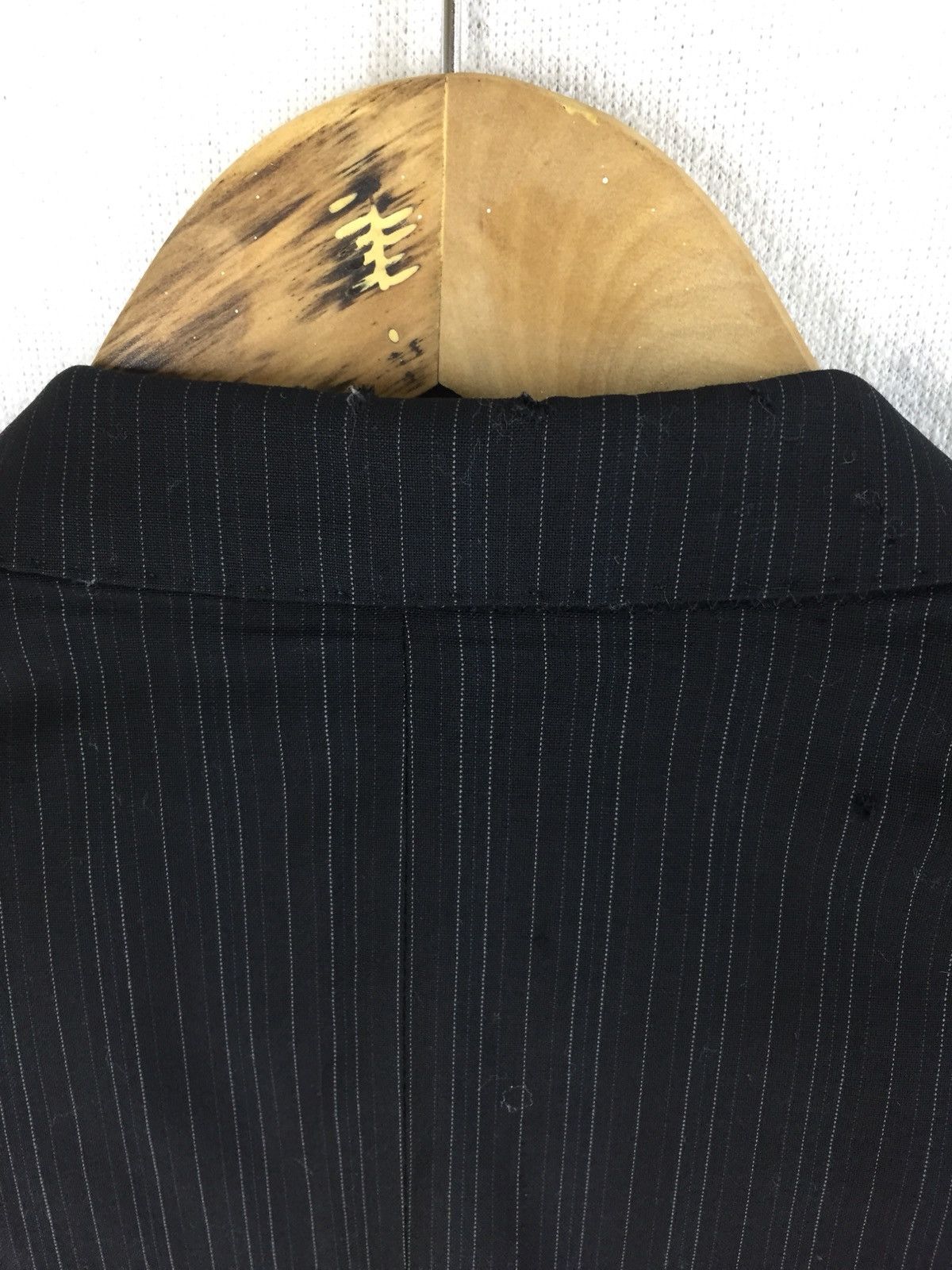 Dries Van Noten Dries Van Noten Navy Blue Wool Coat Size 50S - 8 Thumbnail