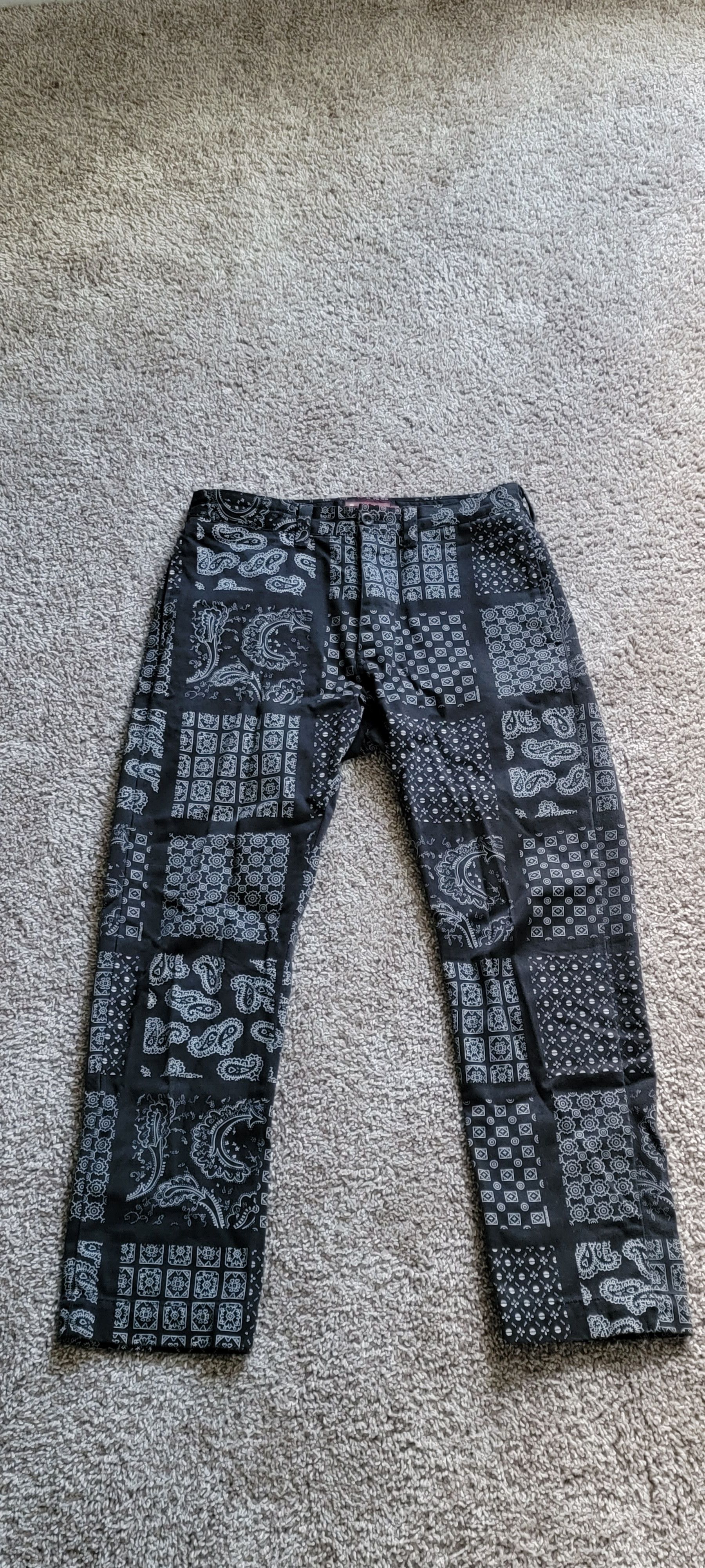 Supreme Supreme Paisley Grid Chino Pant | Grailed