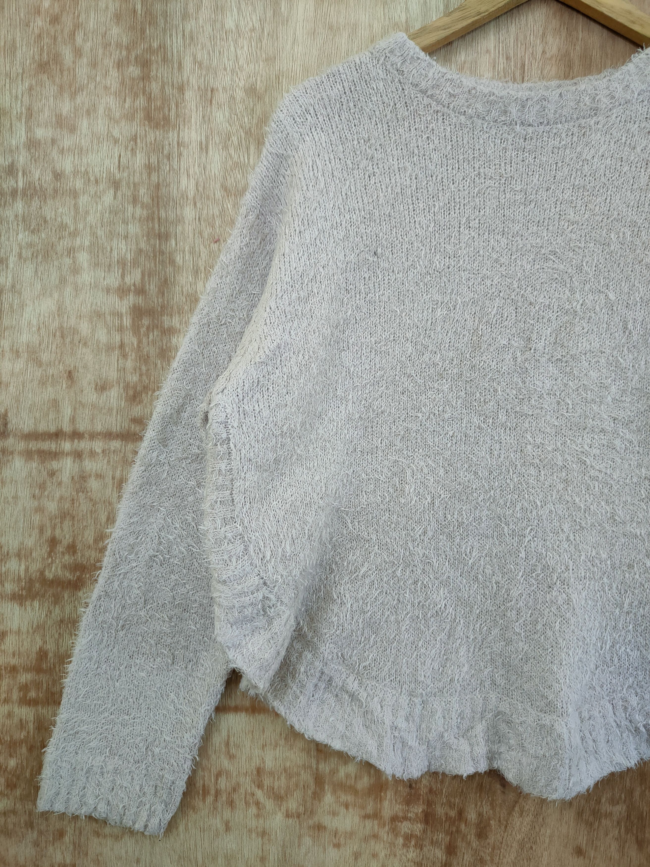 Homespun Knitwear DL As Know As knitwear mohair soft fur winter japan #46-448 Size US M / EU 48-50 / 2 - 2 Thumbnail