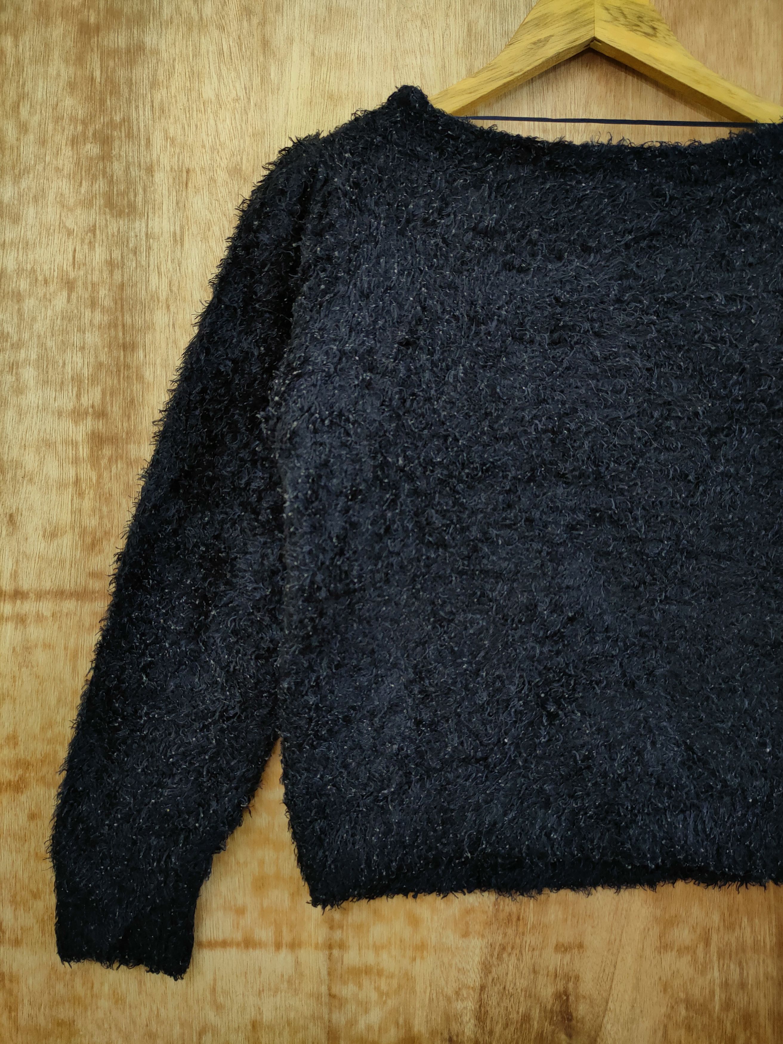 Homespun Knitwear DL GU mohair soft fur knitwear black japan diamond #46-452 Size US S / EU 44-46 / 1 - 9 Thumbnail