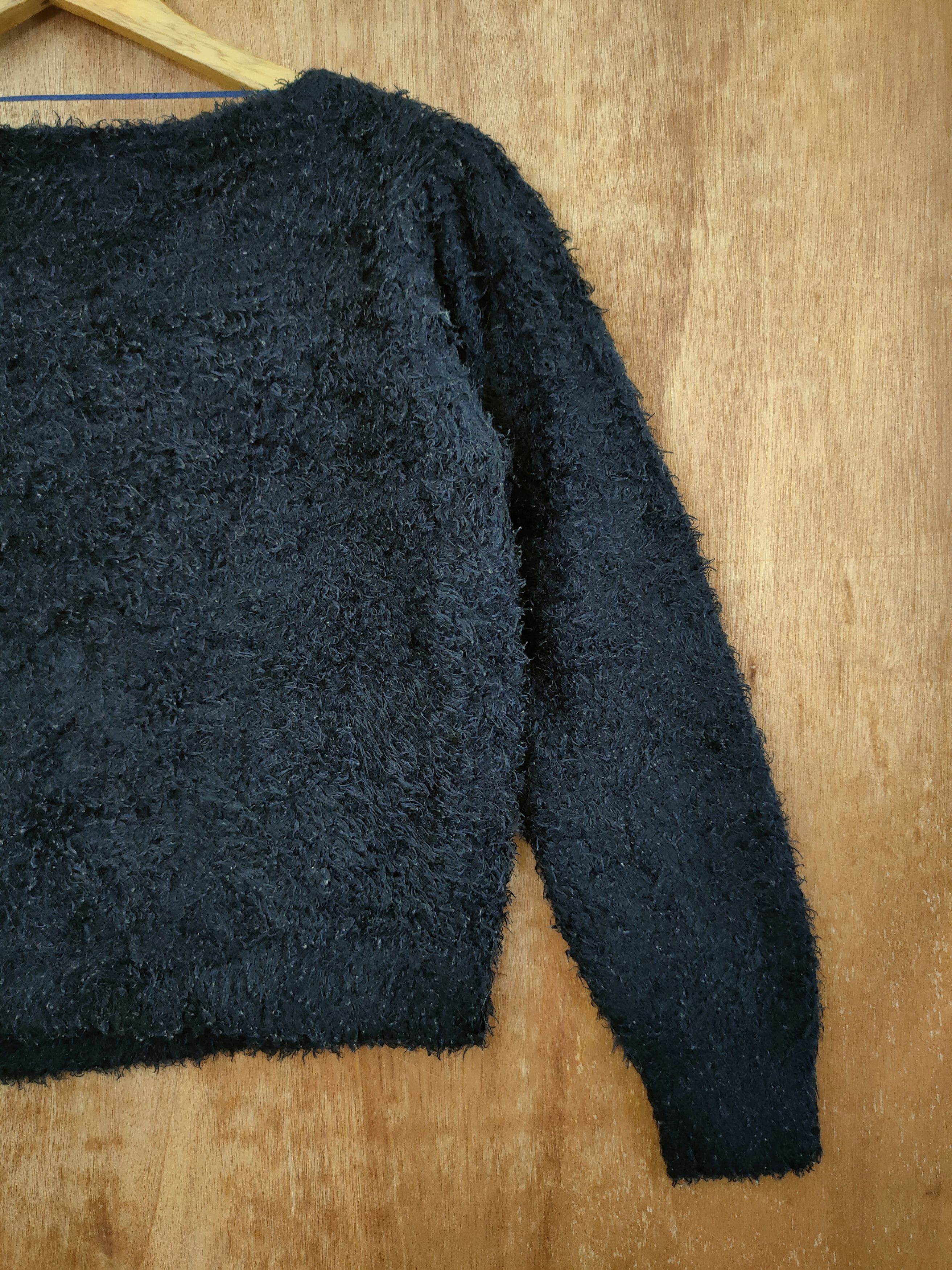 Homespun Knitwear DL GU mohair soft fur knitwear black japan diamond #46-452 Size US S / EU 44-46 / 1 - 10 Thumbnail