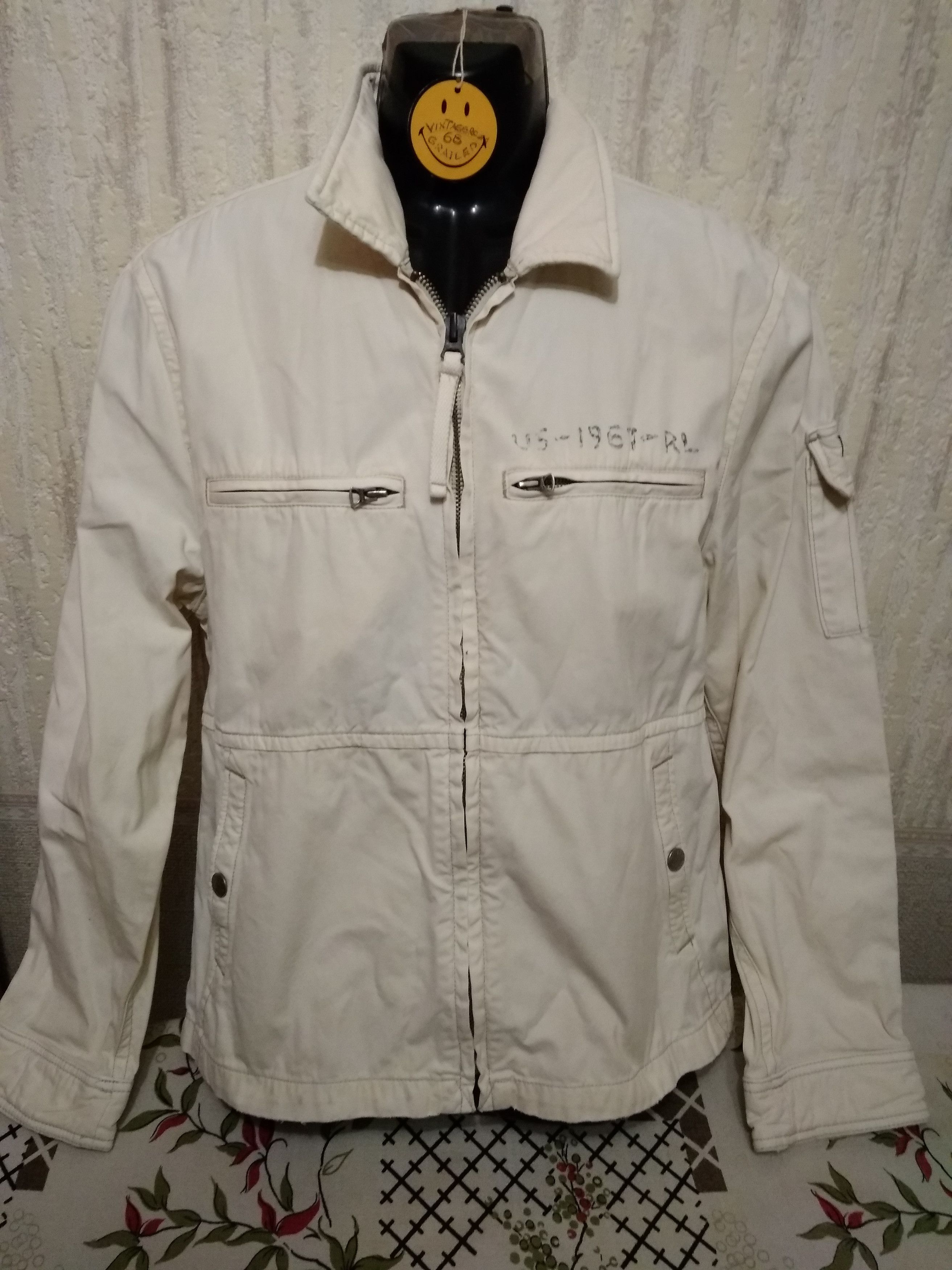 Polo Ralph Lauren × Ralph Lauren × Vintage Polo Jeans Ralph Lauren Men's Millitary Bomber Jacket M Size US M / EU 48-50 / 2 - 1 Thumbnail