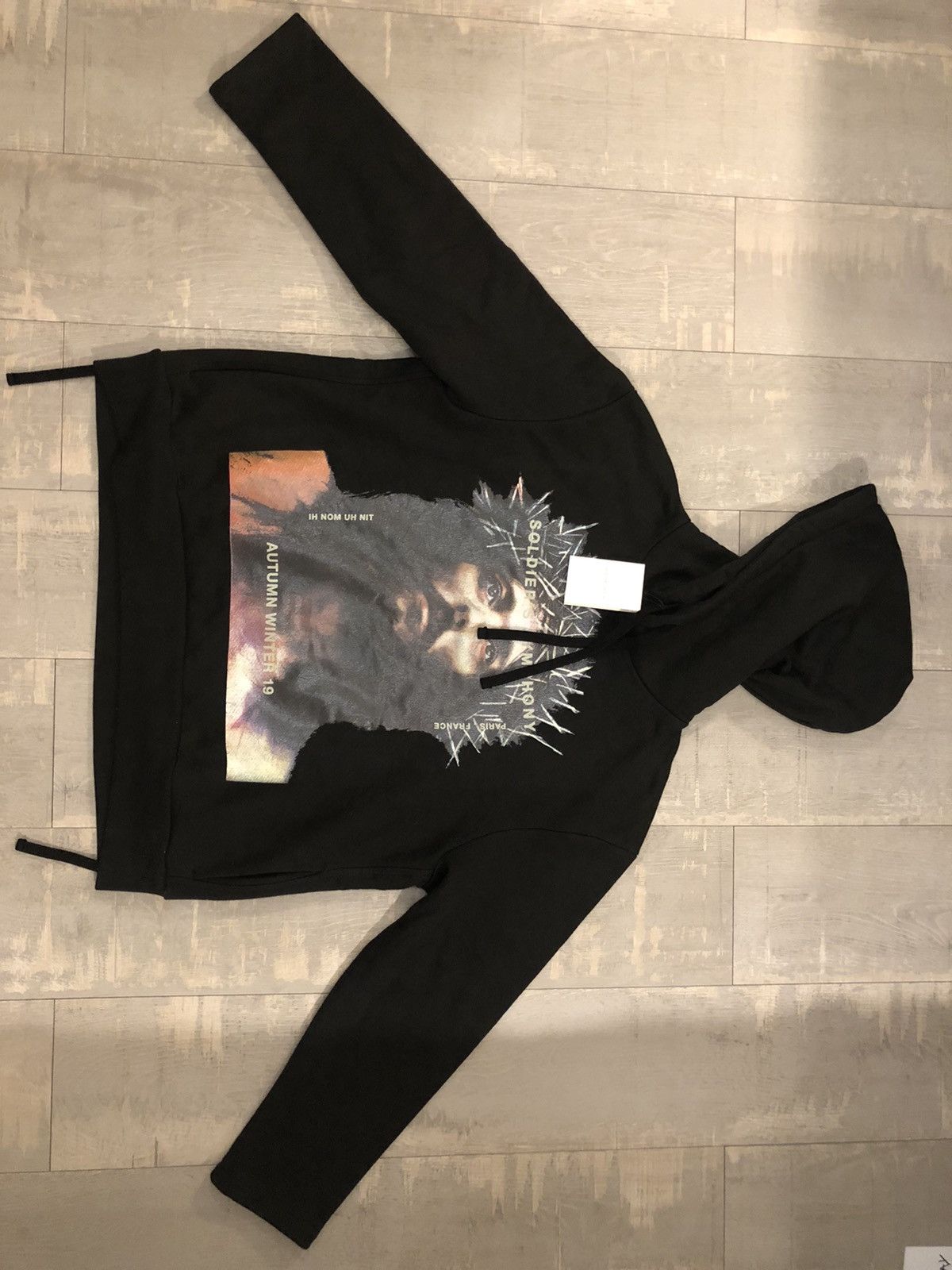 Ih Nom Uh Nit IH NOM UH NIT Men Hoodies NUS25252 009 BLACK