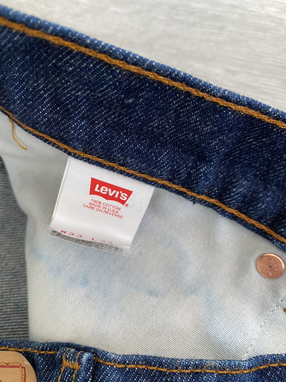 Levi's × Vintage Levi’s 510 vintage navy jeans made in USA denim pants Size US 33 - 7 Thumbnail