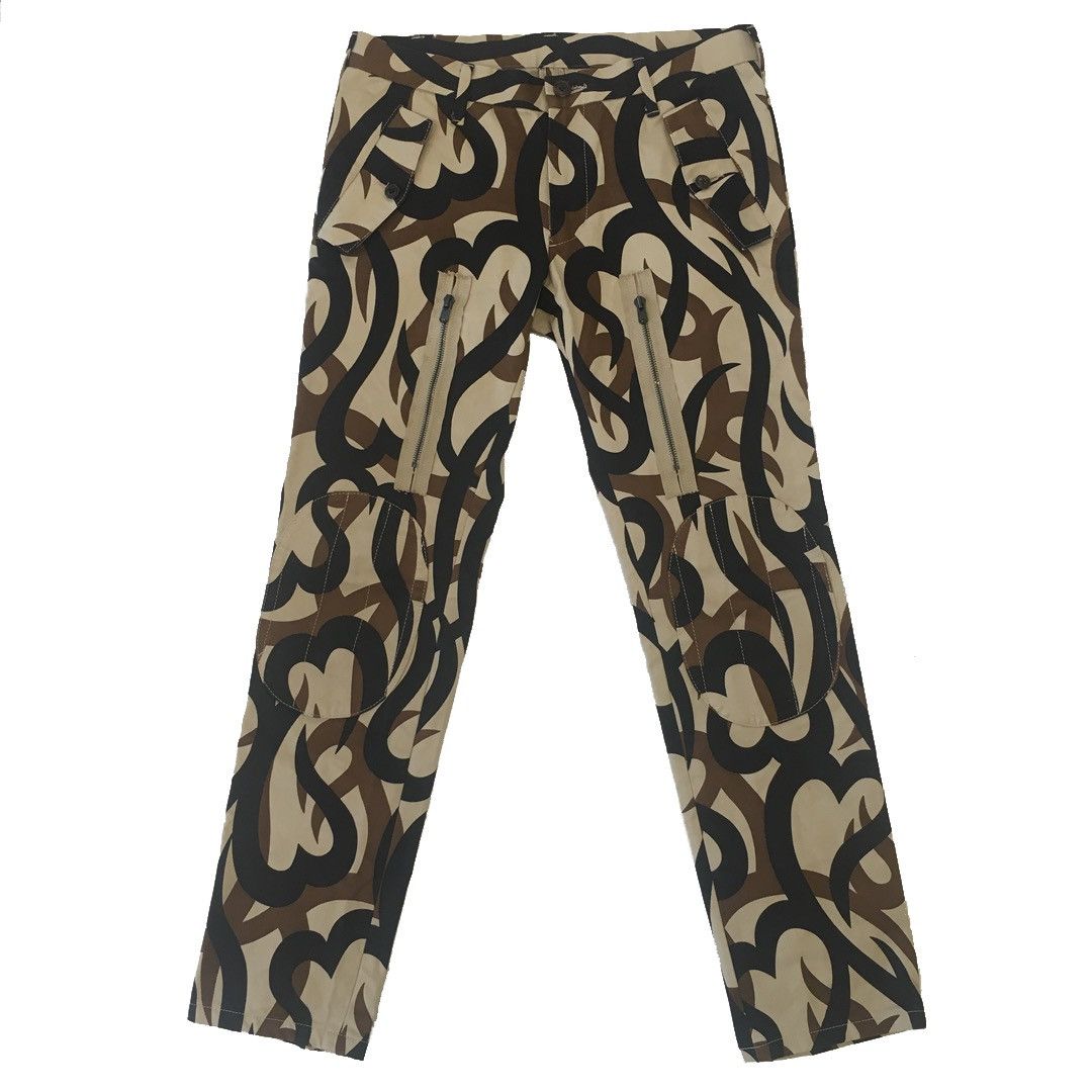 Number (N)ine Number (N)ine 04AW Tribal Heart Bondage Pants | Grailed