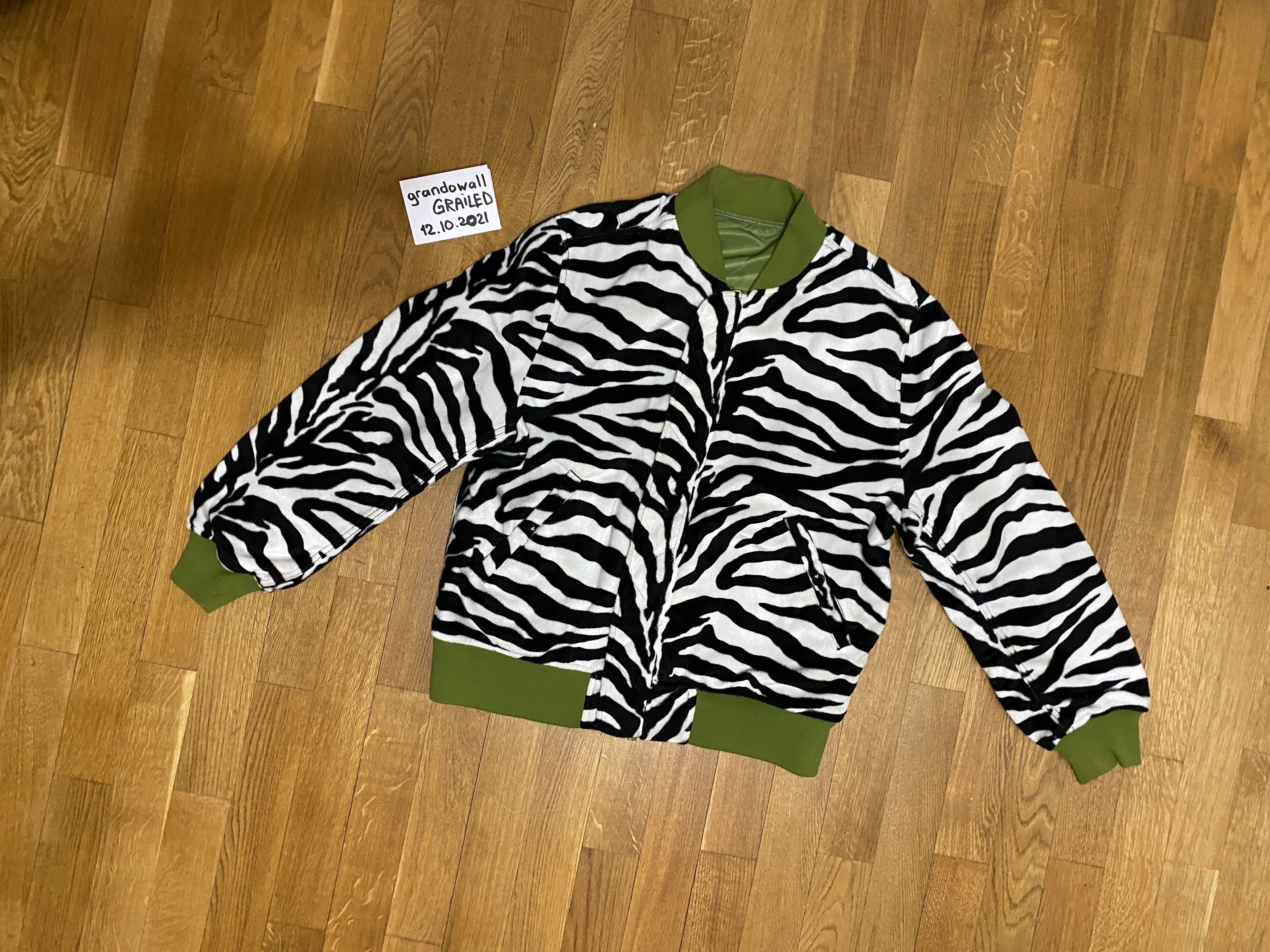 Supreme Supreme MA-1 Reversible Zebra Jacket | Grailed