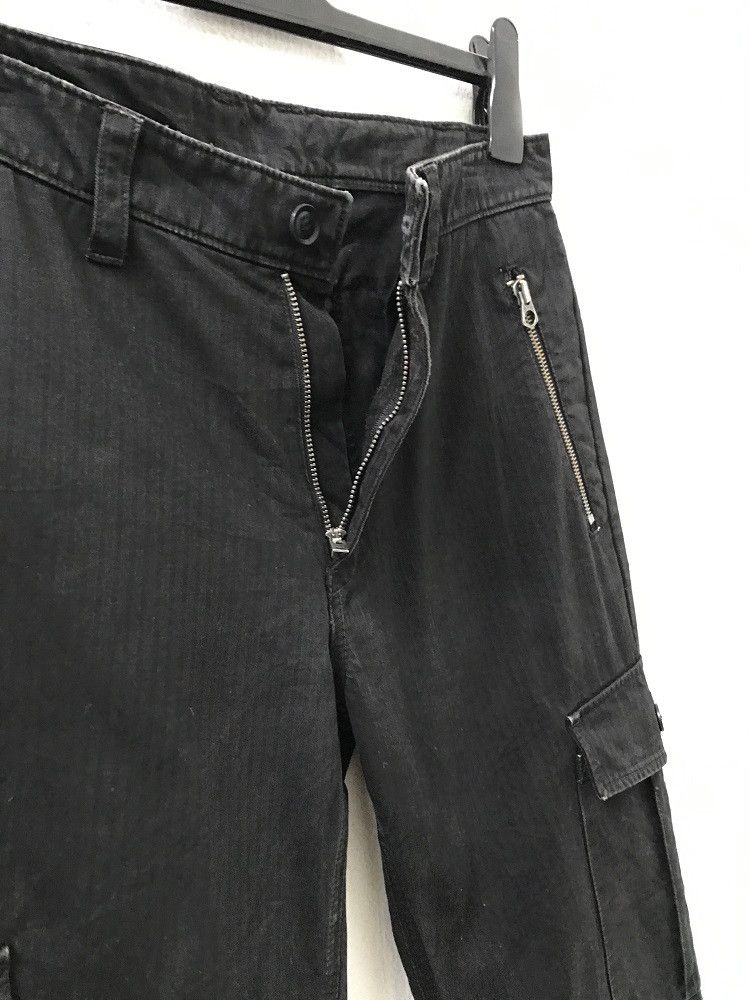 Lounge Lizard Lounge Lizard HBT Stripe Black Cargo Trouser Pant Size US 31 - 3 Thumbnail