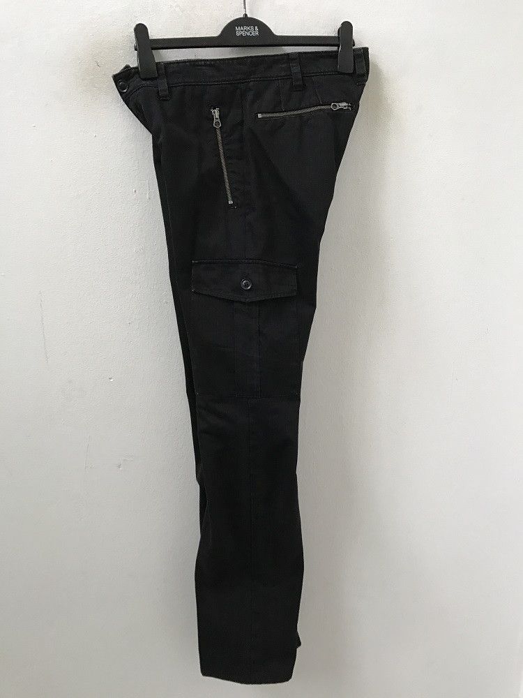 Lounge Lizard Lounge Lizard HBT Stripe Black Cargo Trouser Pant Size US 31 - 10 Thumbnail