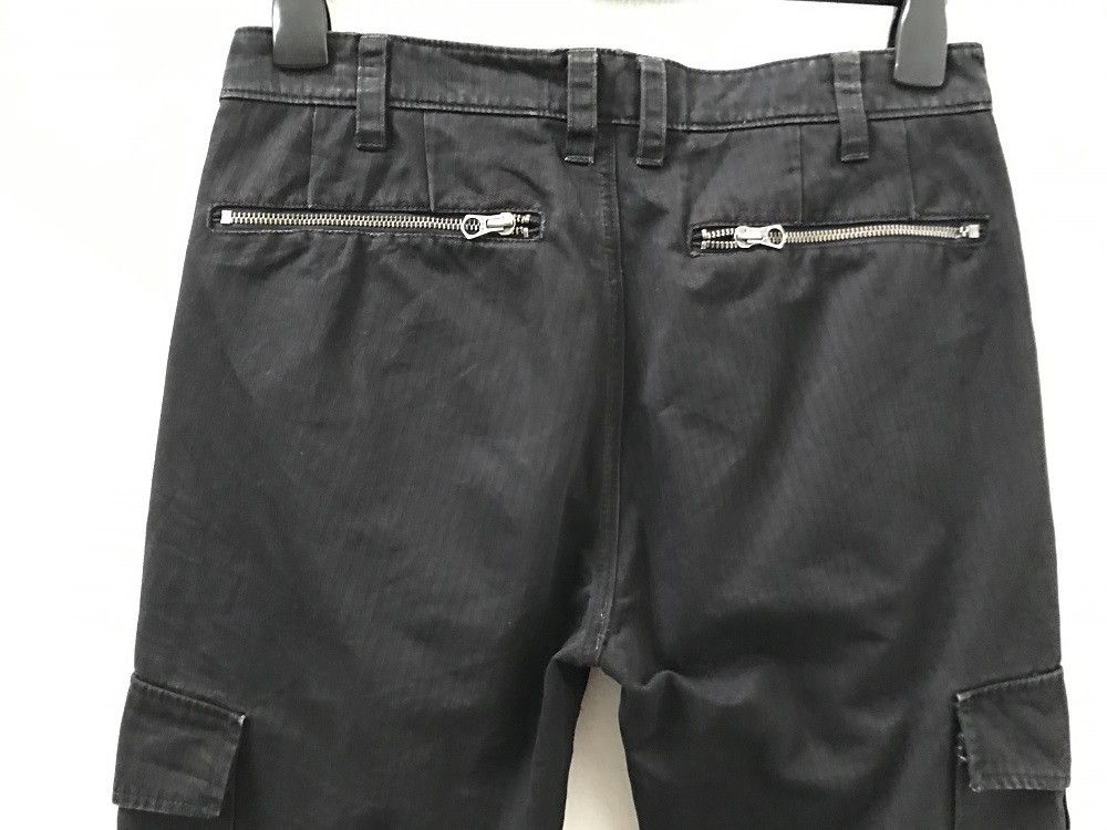 Lounge Lizard Lounge Lizard HBT Stripe Black Cargo Trouser Pant Size US 31 - 7 Thumbnail