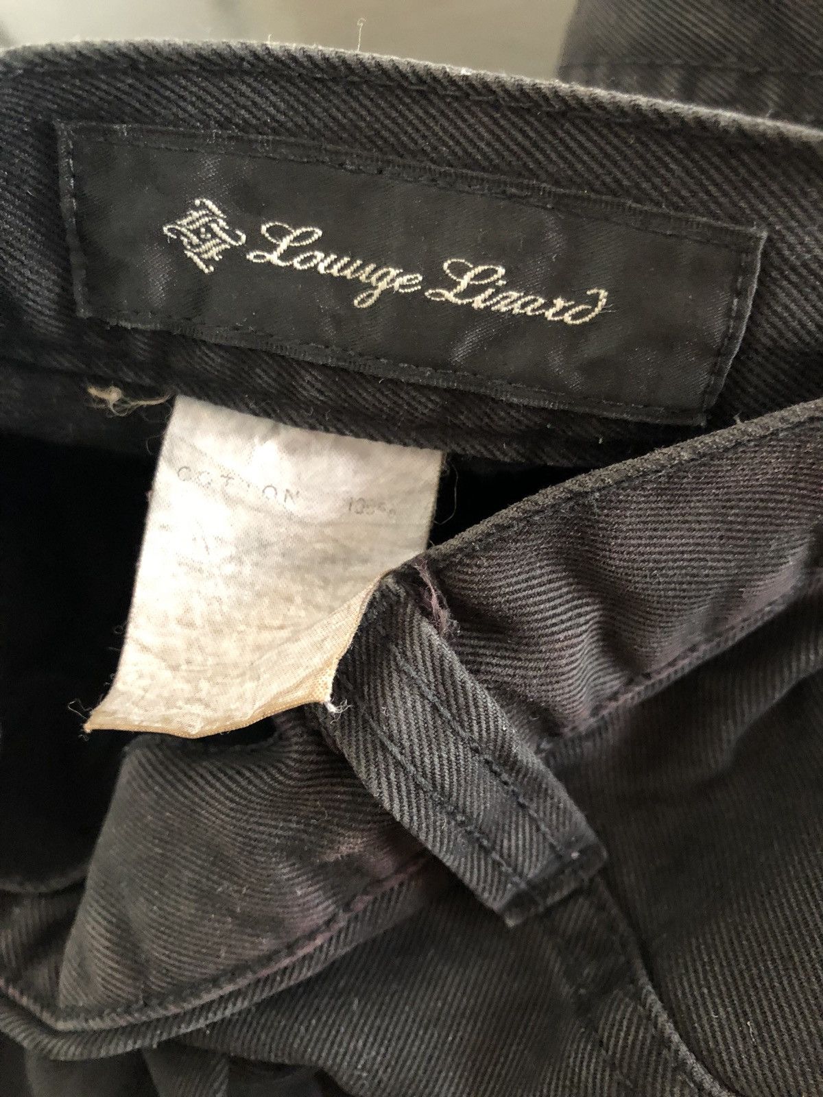 Lounge Lizard Lounge Lizard Made in Japan Black Cargo Zip Hem Size US 30 / EU 46 - 11 Thumbnail