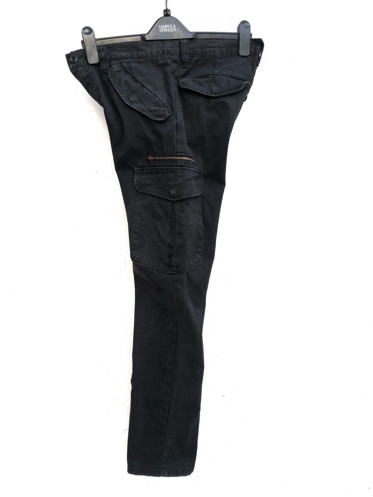 Lounge Lizard Lounge Lizard Made in Japan Black Cargo Zip Hem Size US 30 / EU 46 - 10 Thumbnail