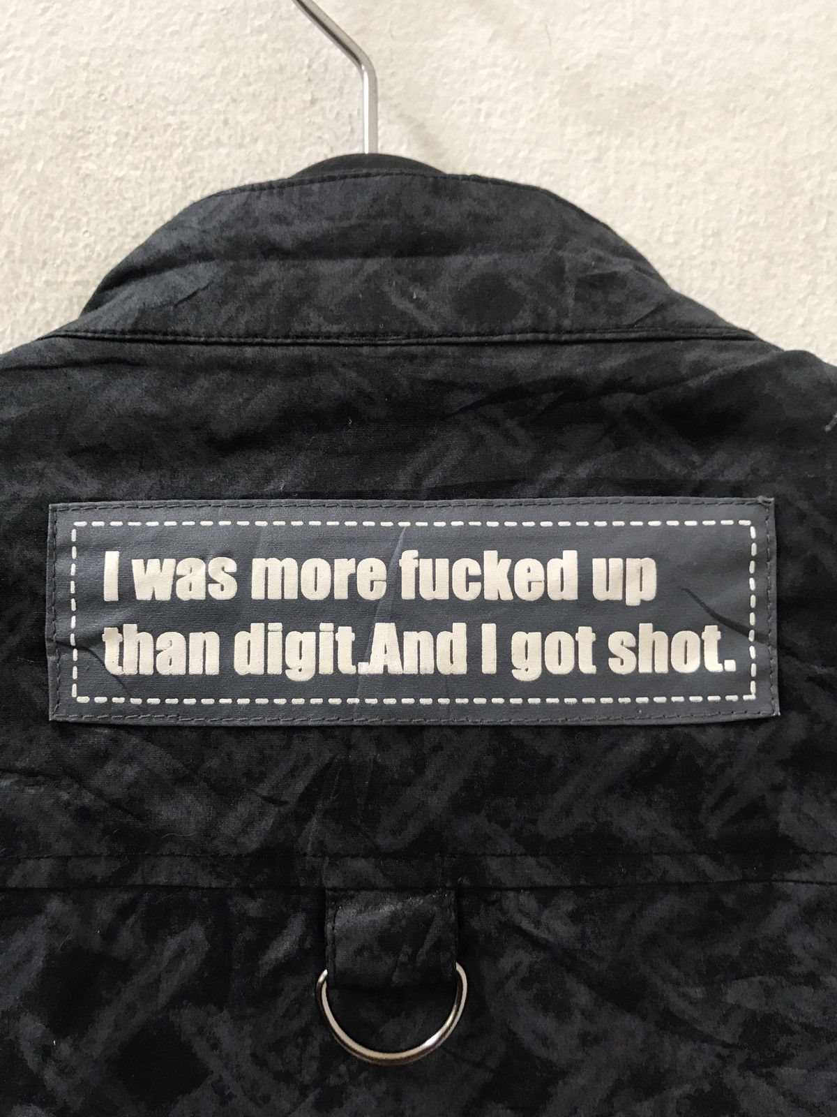 Vintage Japan Brand Slash Number Zipper Punk Light Zip Jacket Size US L / EU 52-54 / 3 - 13 Thumbnail