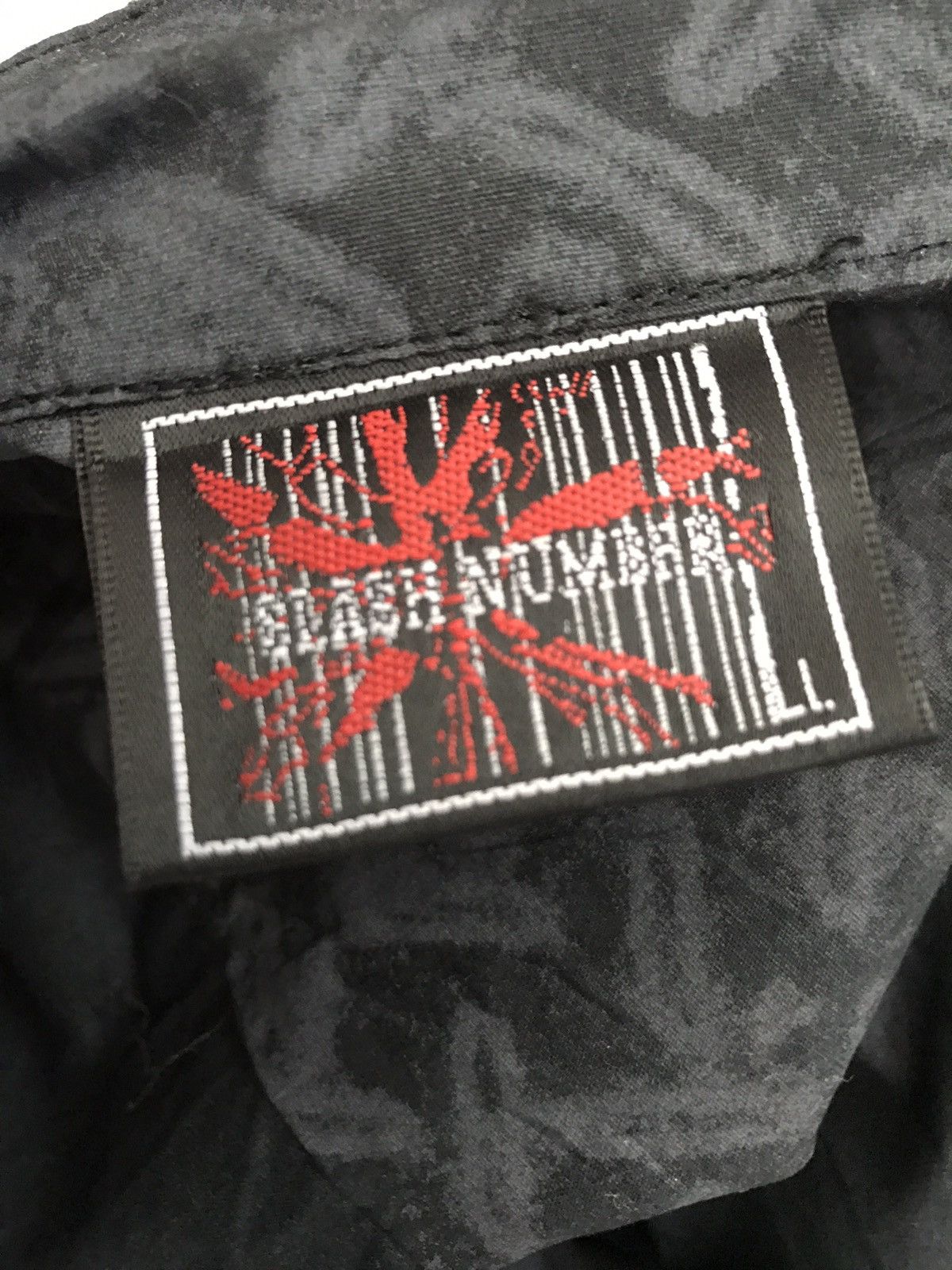 Vintage Japan Brand Slash Number Zipper Punk Light Zip Jacket Size US L / EU 52-54 / 3 - 15 Thumbnail
