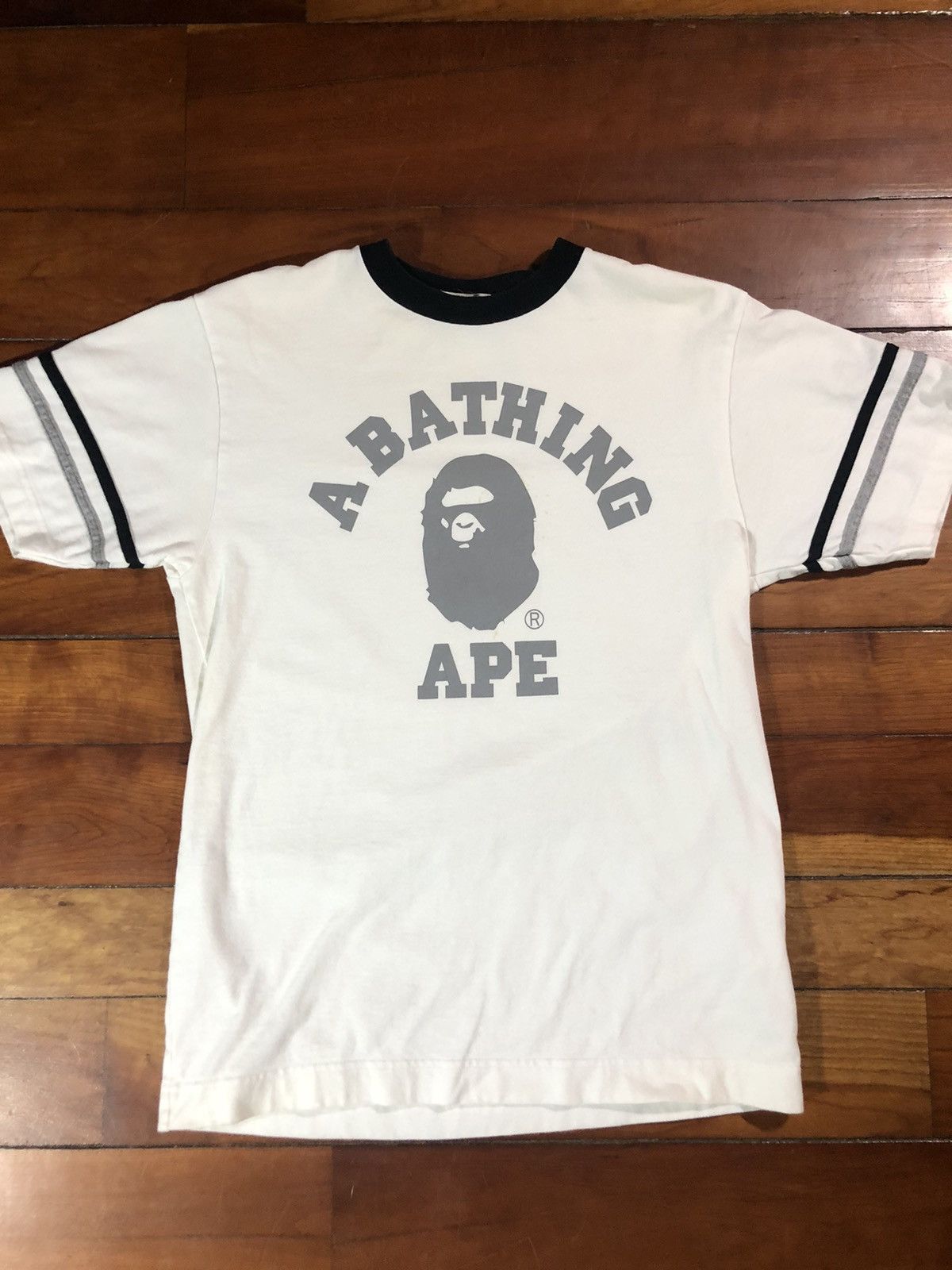 2001 grey ape head tee