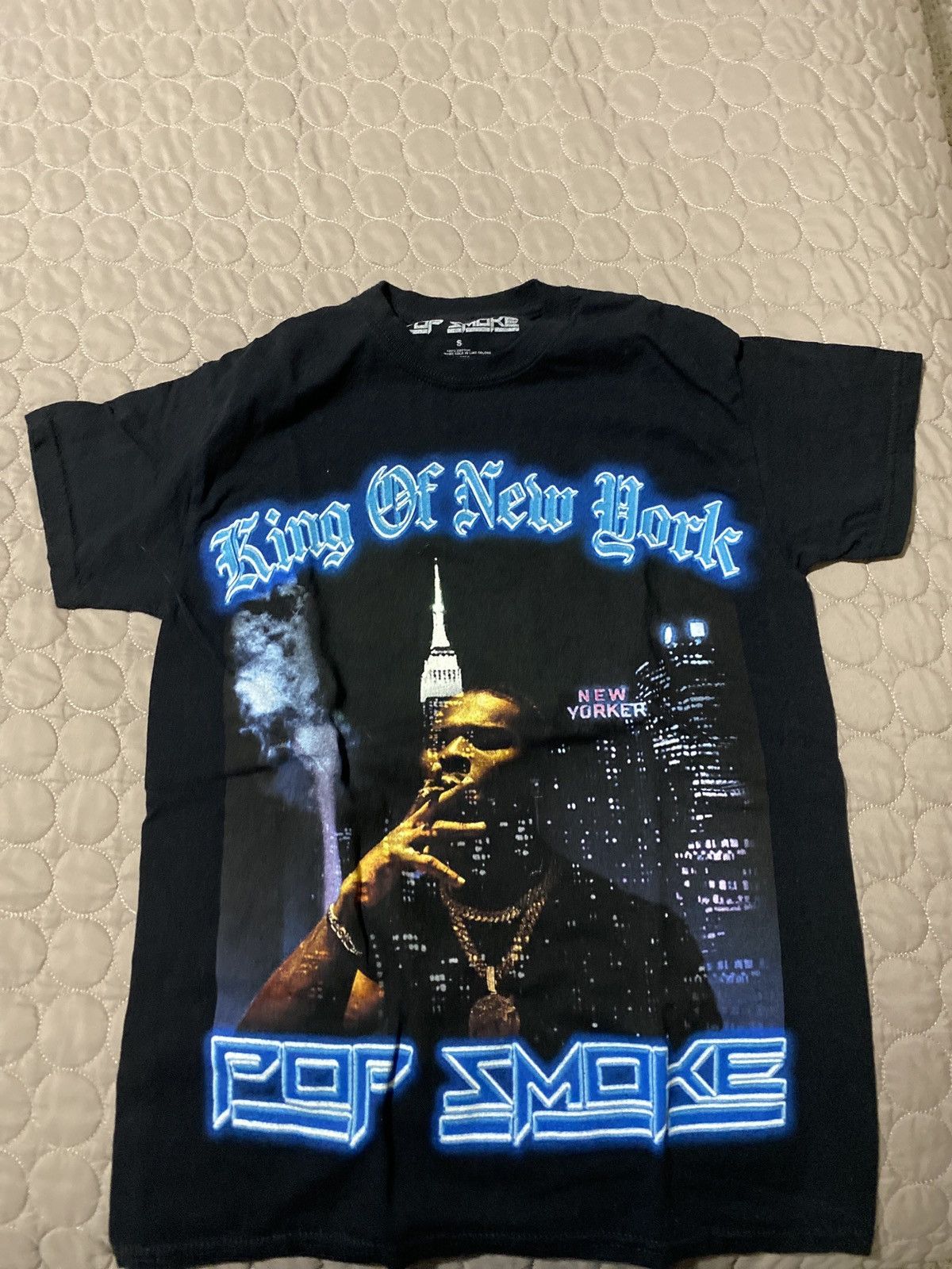 Luke Vicious × Vintage LUKE VICIOUS Pop Smoke Tribute Tee