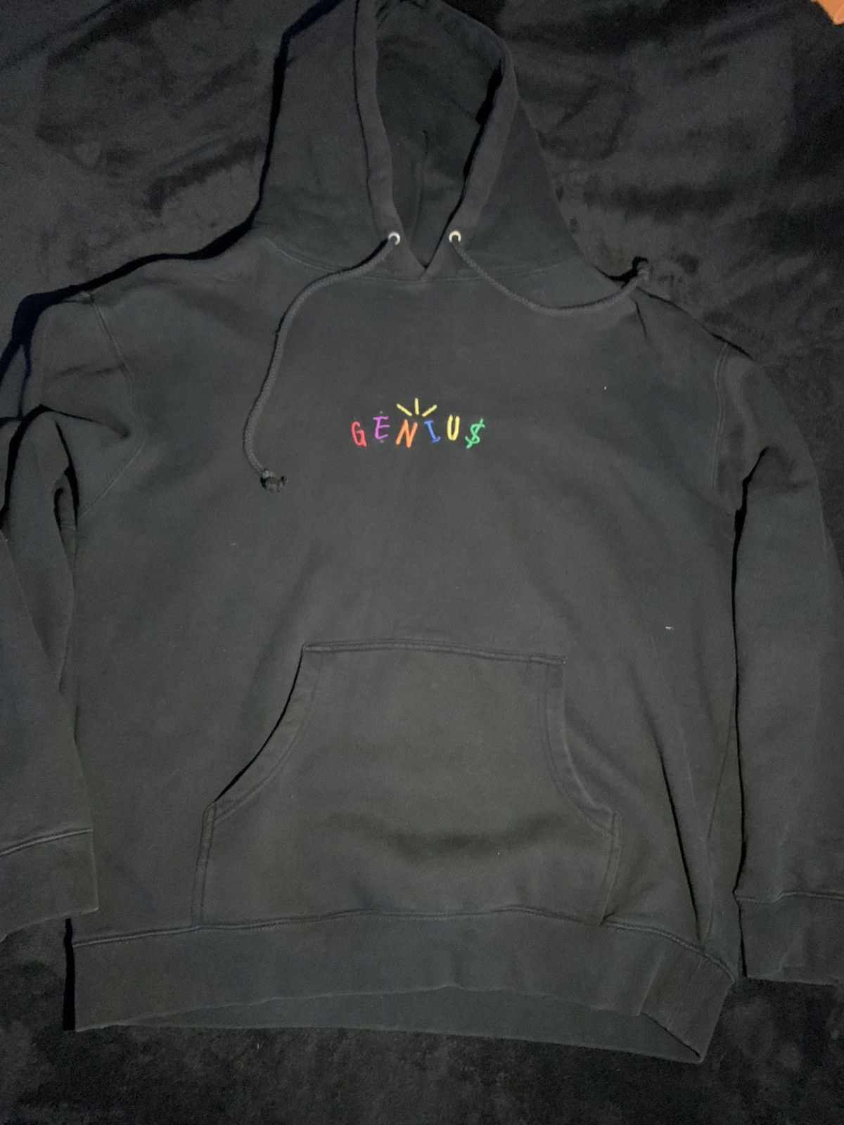 Genius Pieces Genius Pieces Phone Home Embroidered Logo Hoodie Grailed