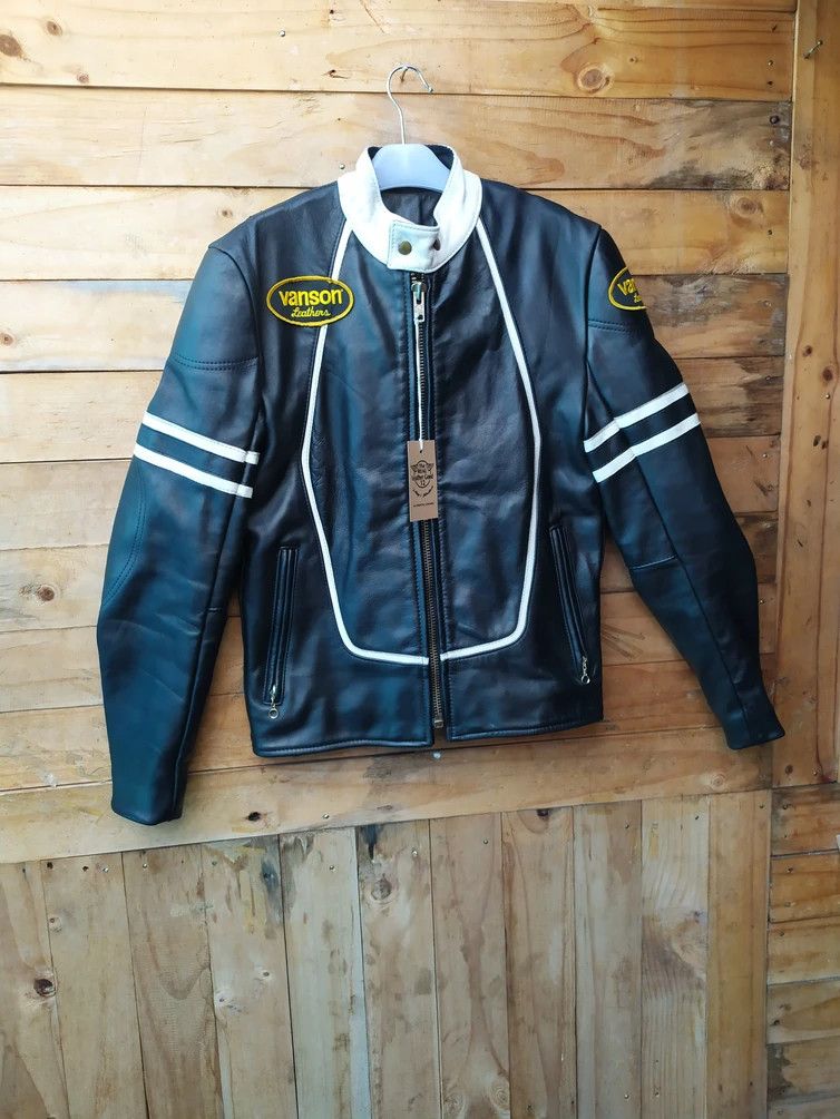 VANSON RJV LEATHER SINGLE RIDER JACKET