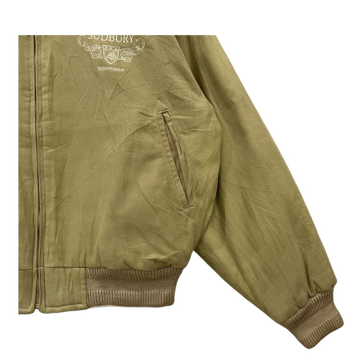 Japanese Brand × Vintage Vintage!! Sudbury Reversible Zipper Bomber Jacket Size US L / EU 52-54 / 3 - 6 Thumbnail