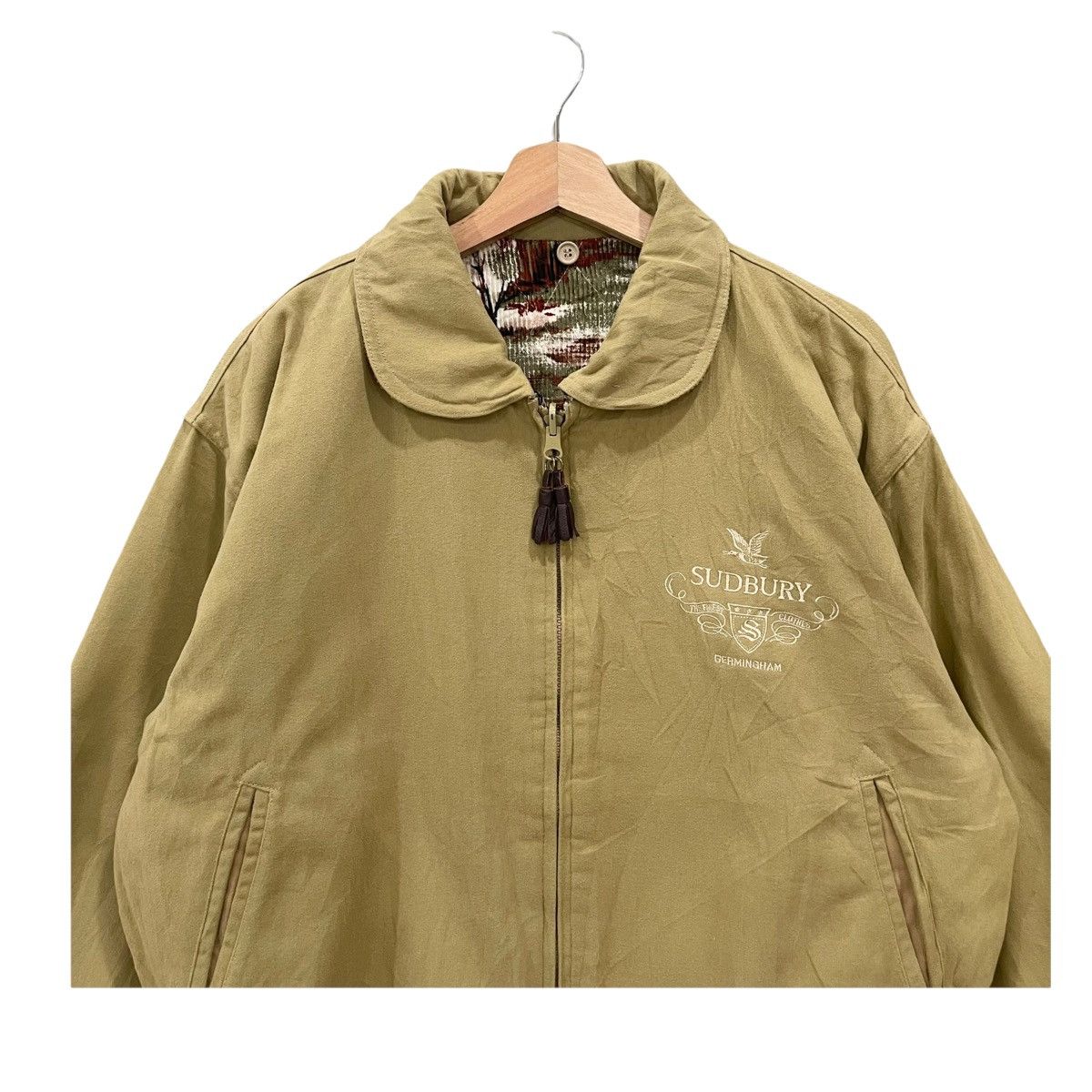 Japanese Brand × Vintage Vintage!! Sudbury Reversible Zipper Bomber Jacket Size US L / EU 52-54 / 3 - 4 Thumbnail