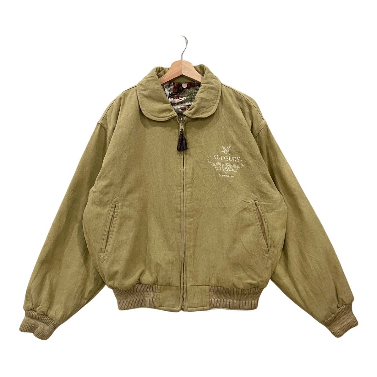 Japanese Brand × Vintage Vintage!! Sudbury Reversible Zipper Bomber Jacket Size US L / EU 52-54 / 3 - 2 Thumbnail