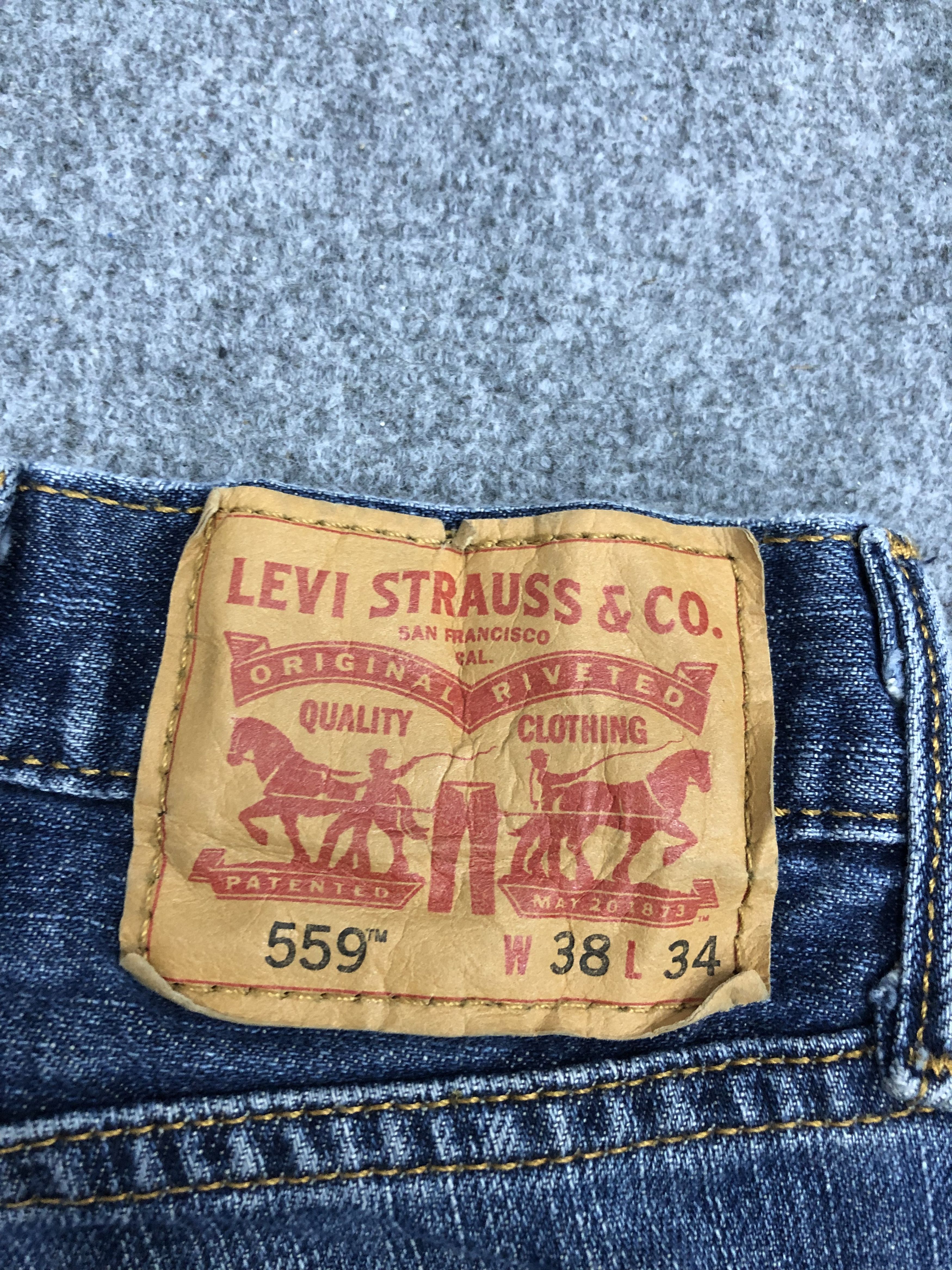 Levi's Vintage Levis 559 Denim DP1056 Size US 39 - 5 Thumbnail